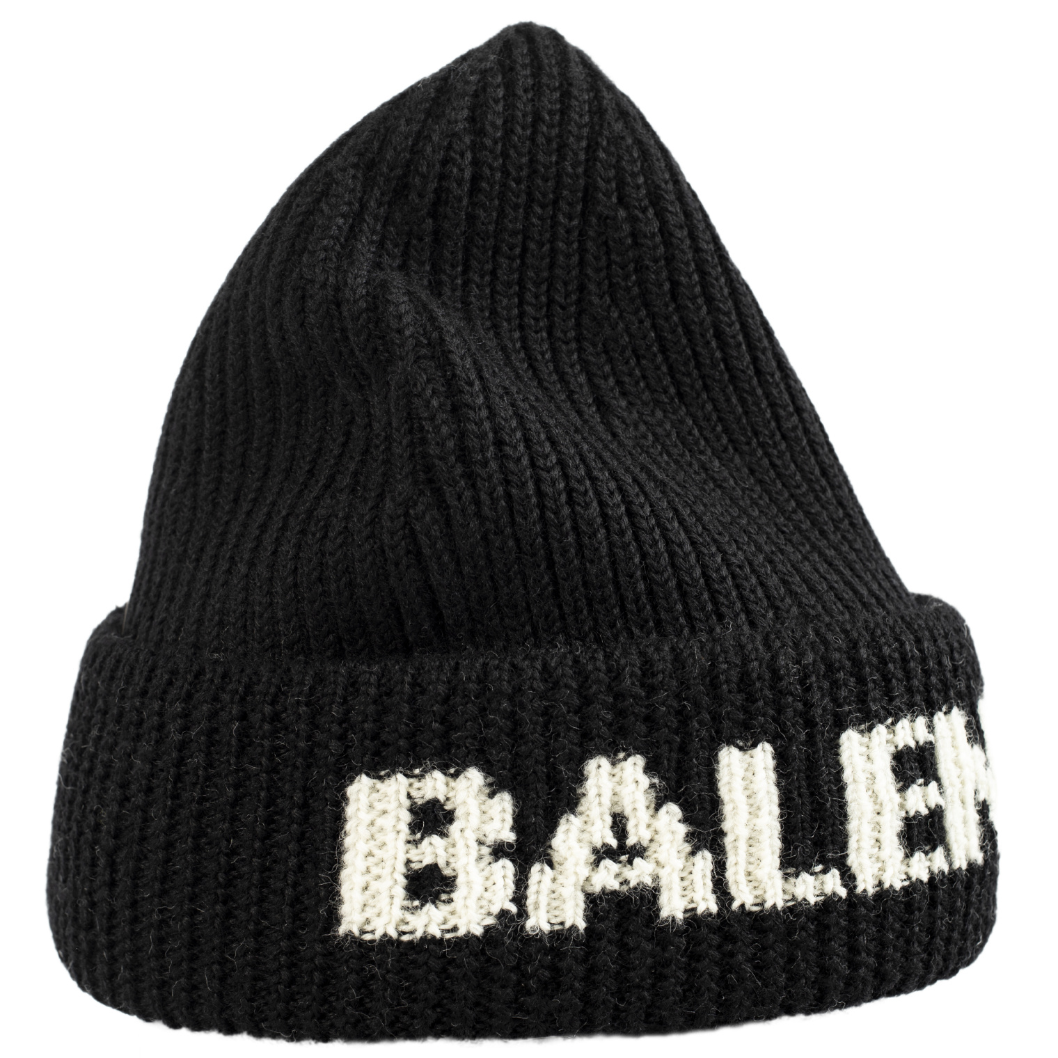 Balenciaga Logo beanie in black