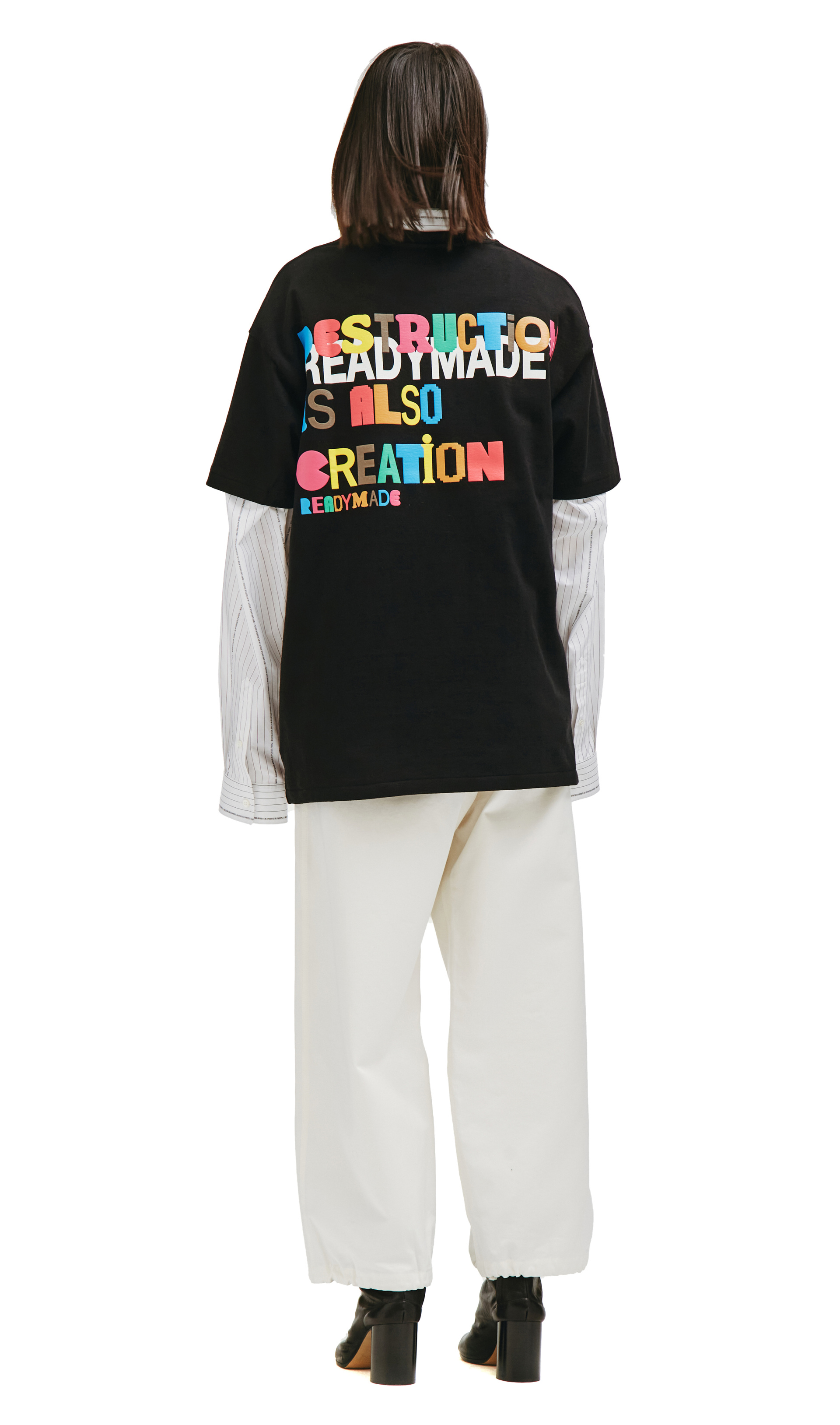 Readymade Mona Lisa T-shirt in Black