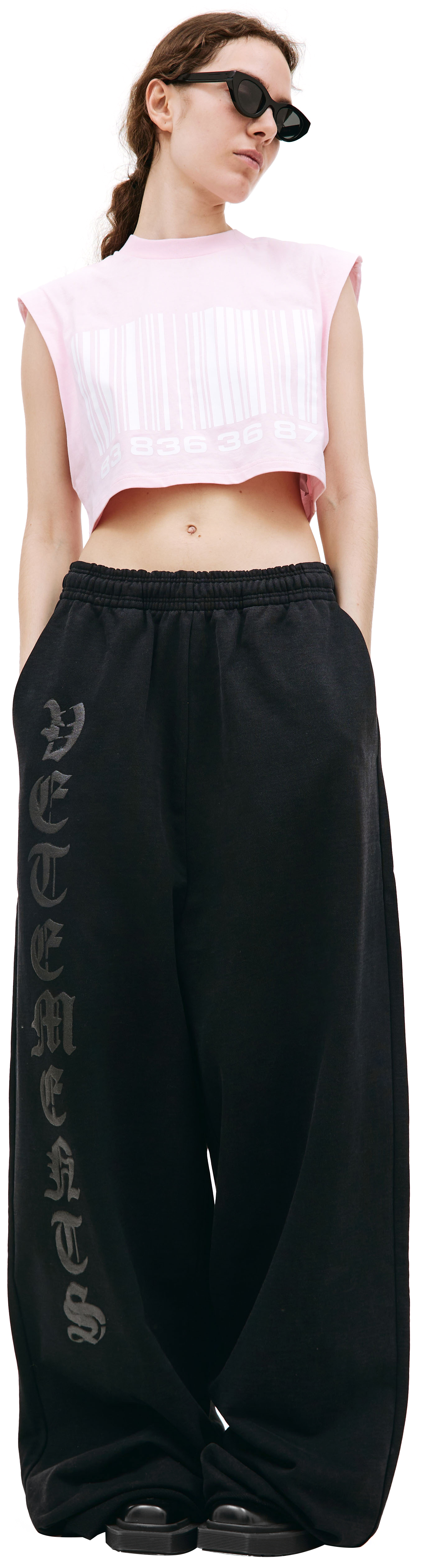VETEMENTS Anarchy printed sweatpants