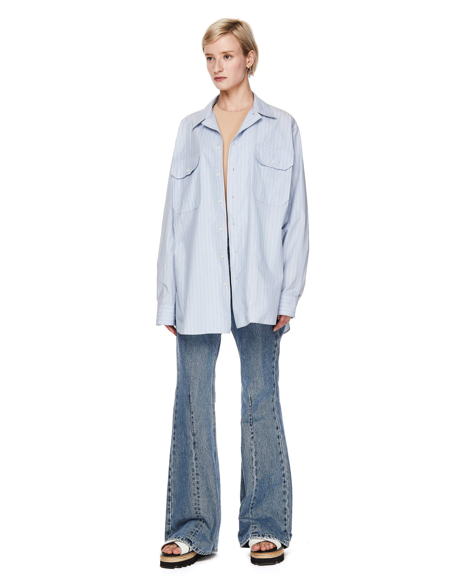 Maison Margiela Beige Long Sleeve Bodysuit