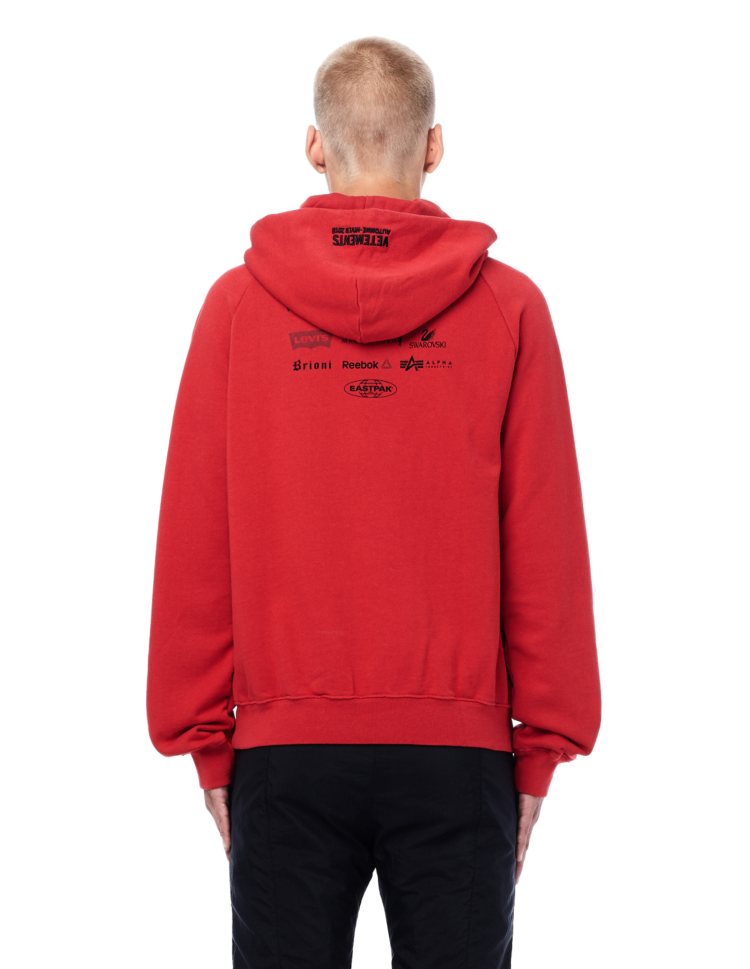 VETEMENTS Худи с принтом 100% Pro