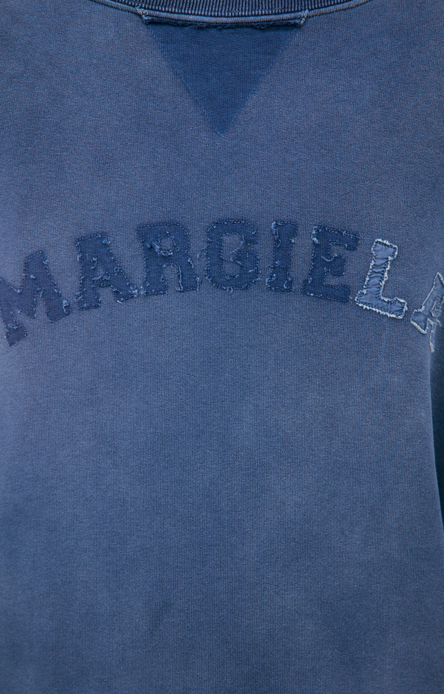 Maison Margiela Blue patch sweatshirt