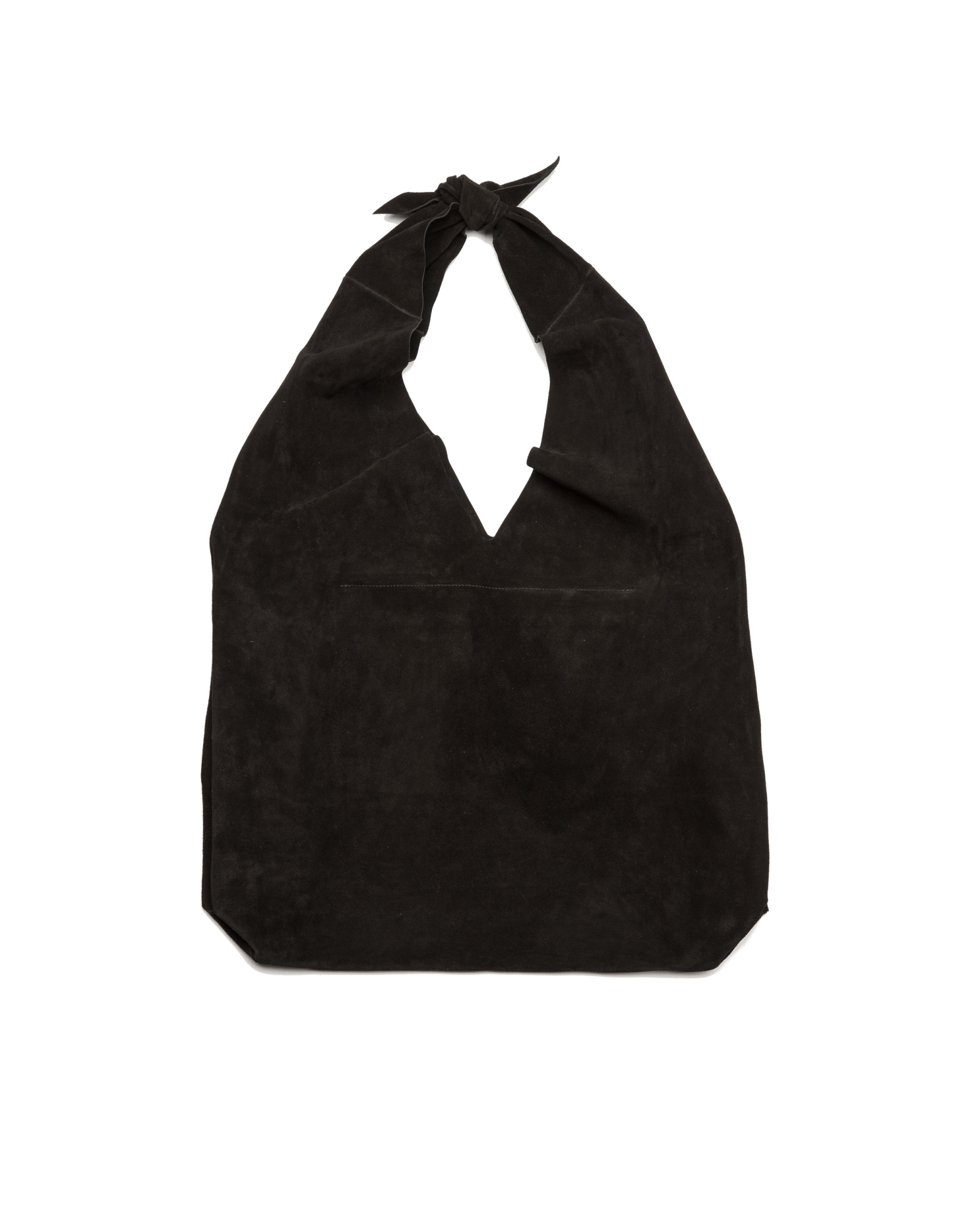 The Row Черная замшевая сумка Bindle