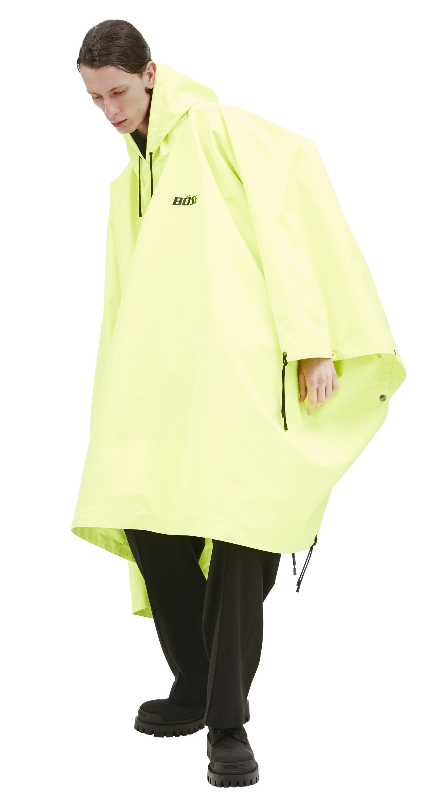 VETEMENTS Neon Yellow Böse Raincoat