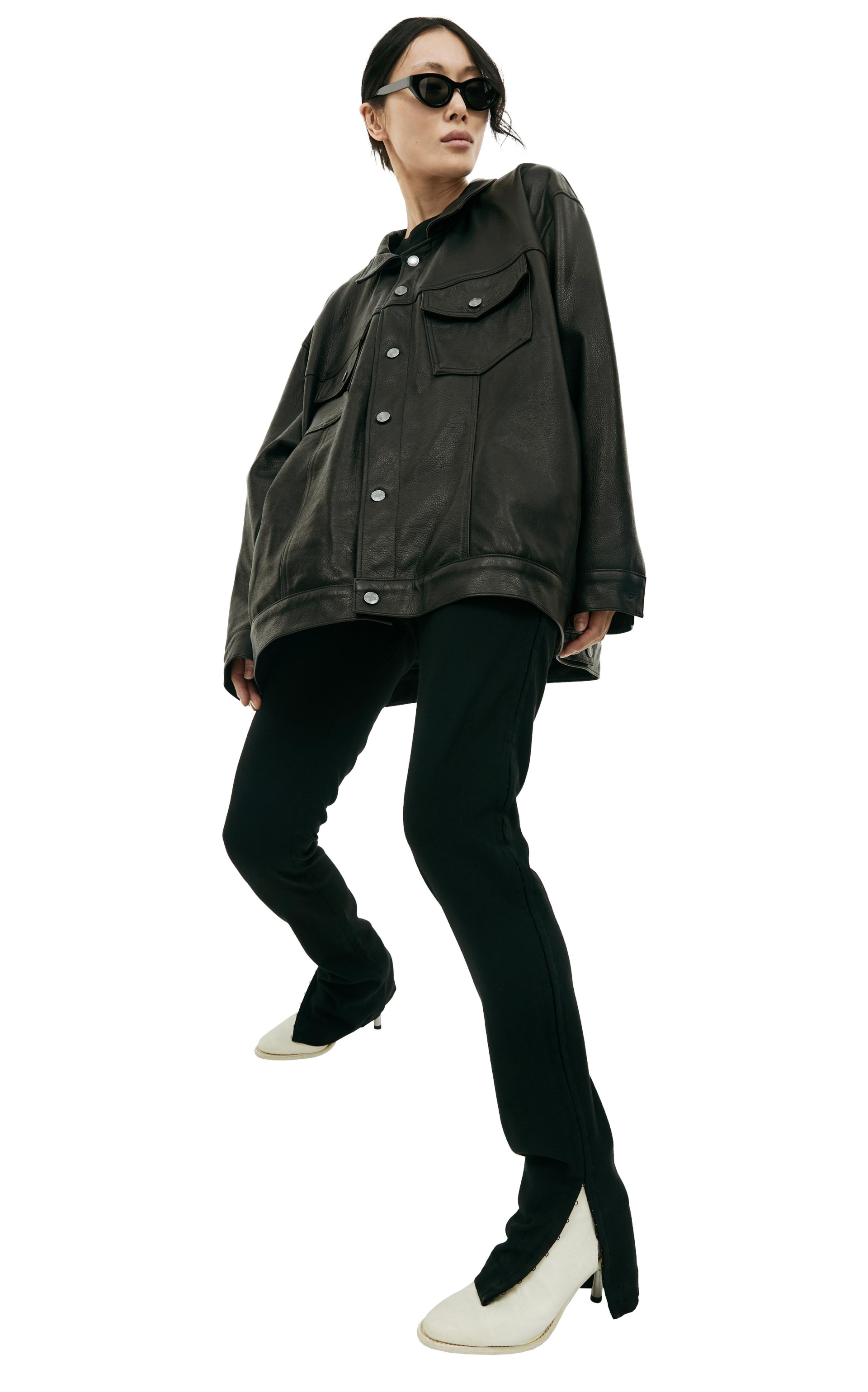 Buy Enfants Riches Deprimes men black leather zip jacket for $3,835 ...