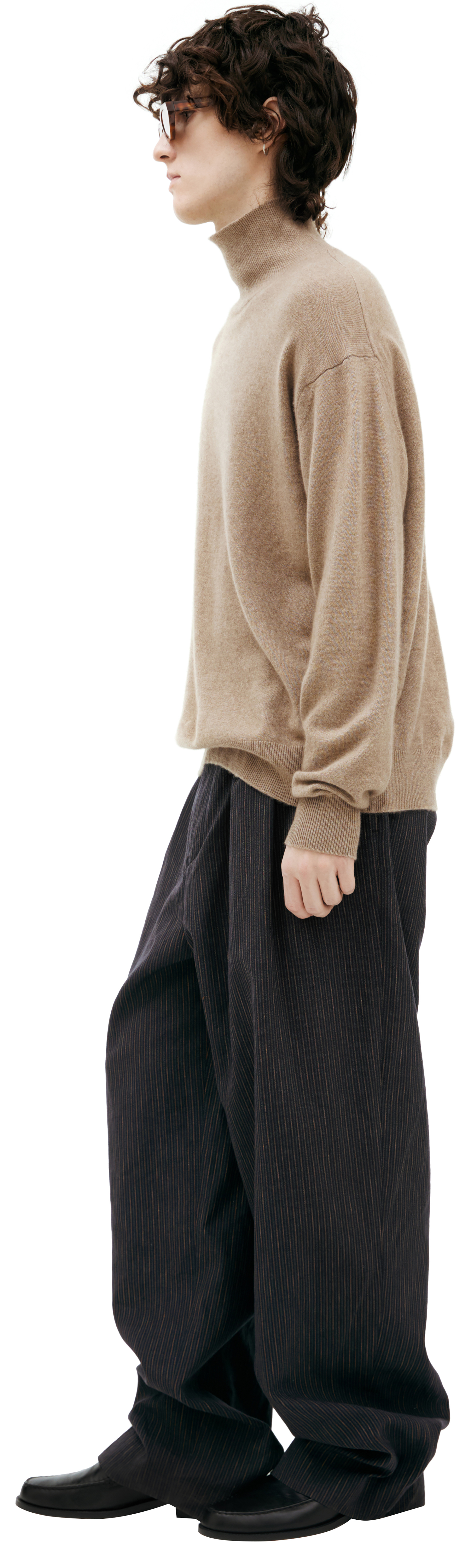 Auralee High-neck cashmere sweater