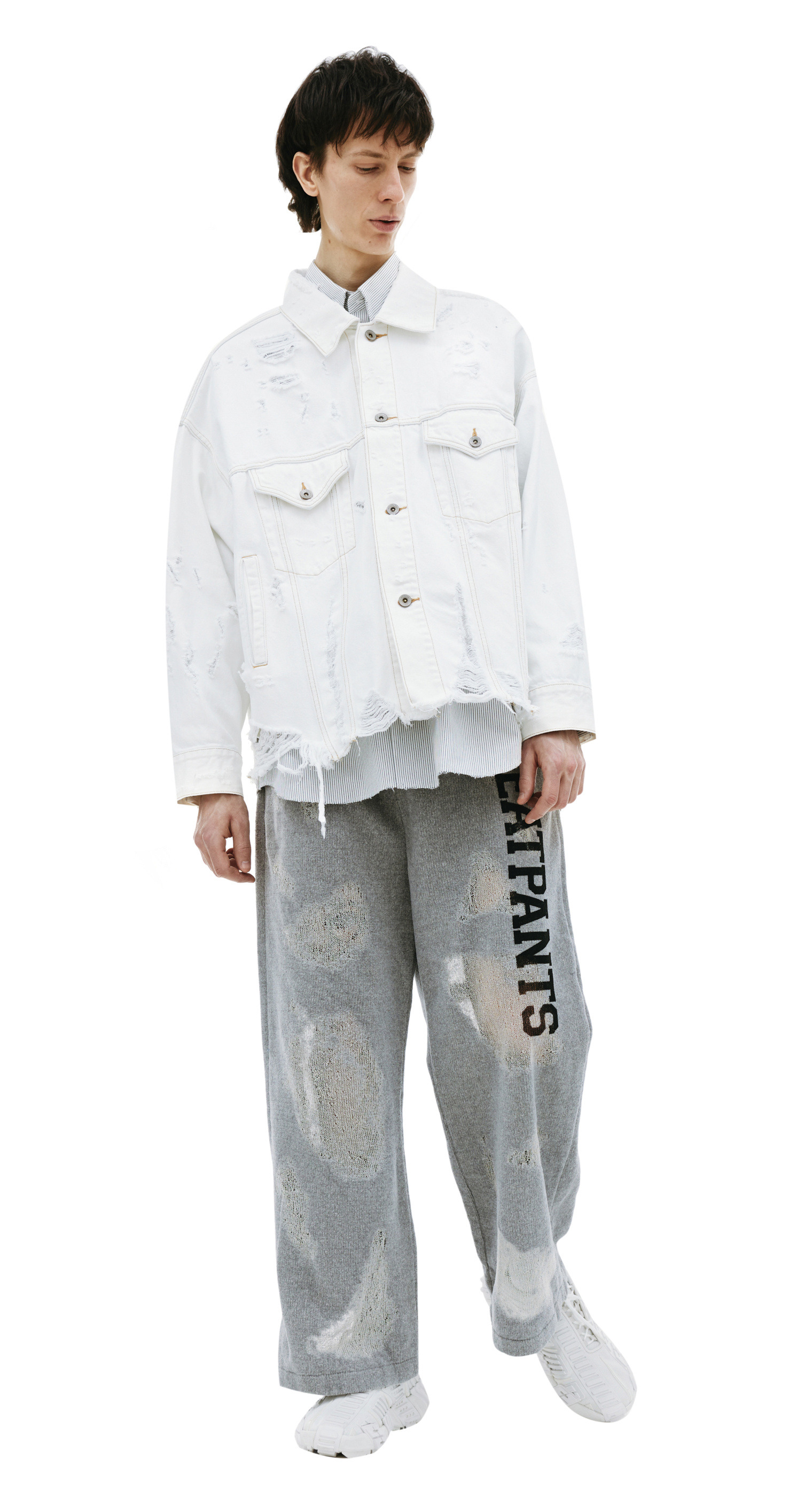 Doublet Distressed denim jacket