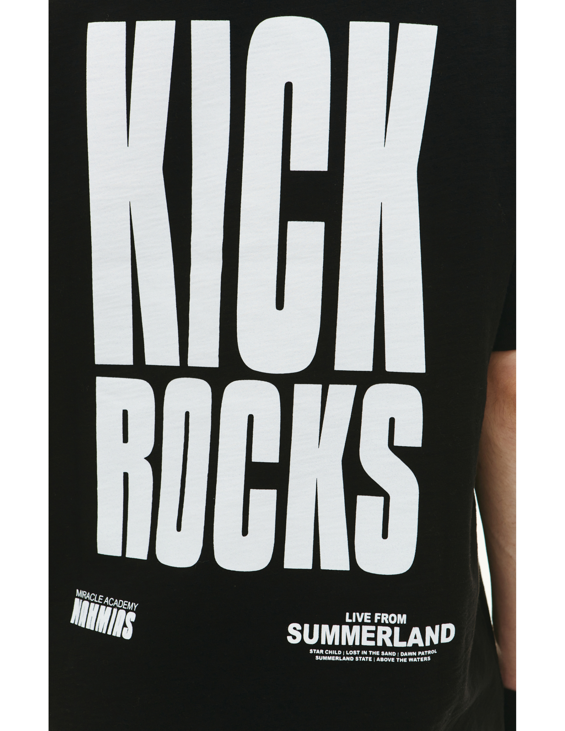 Nahmias Kick rocks printed t-shirt