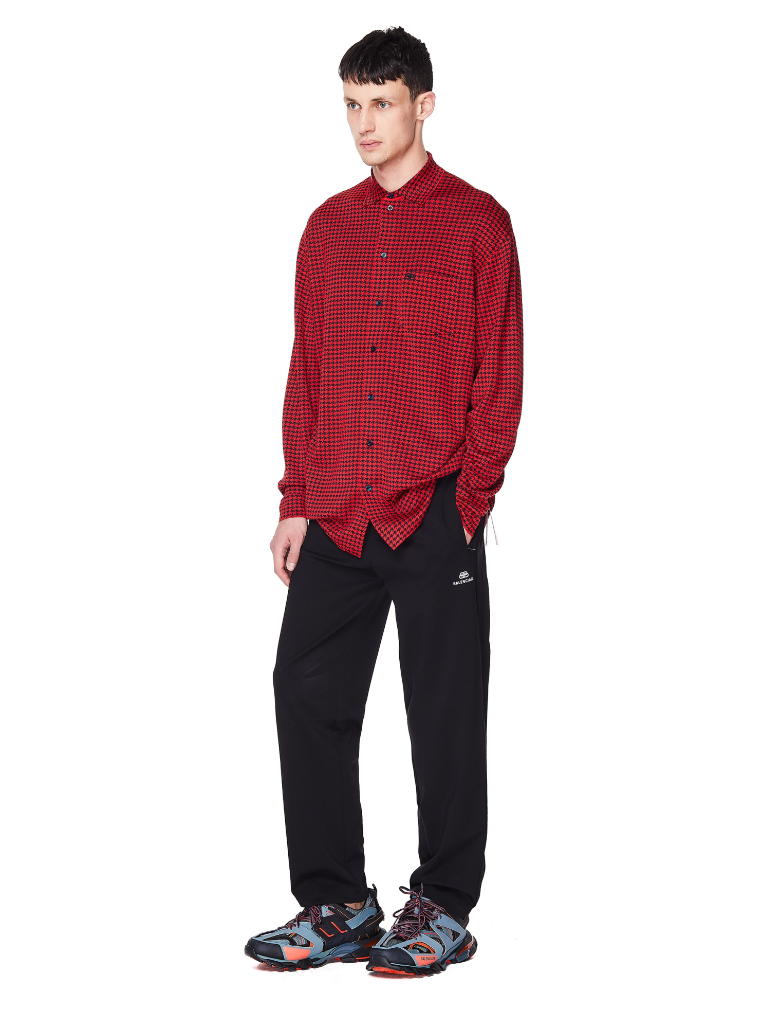 Balenciaga Черные брюки с логотипом
