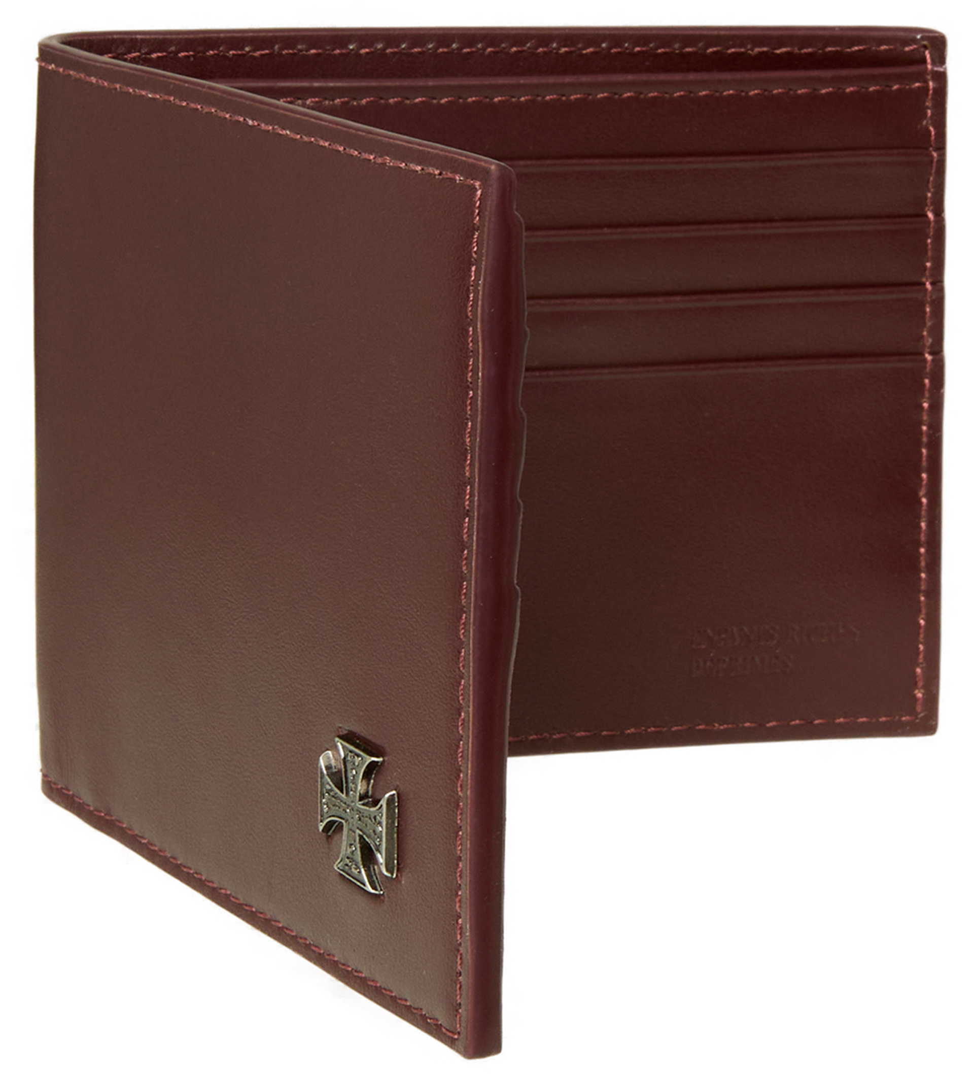 Enfants Riches Déprimés Dark brown leather wallet
