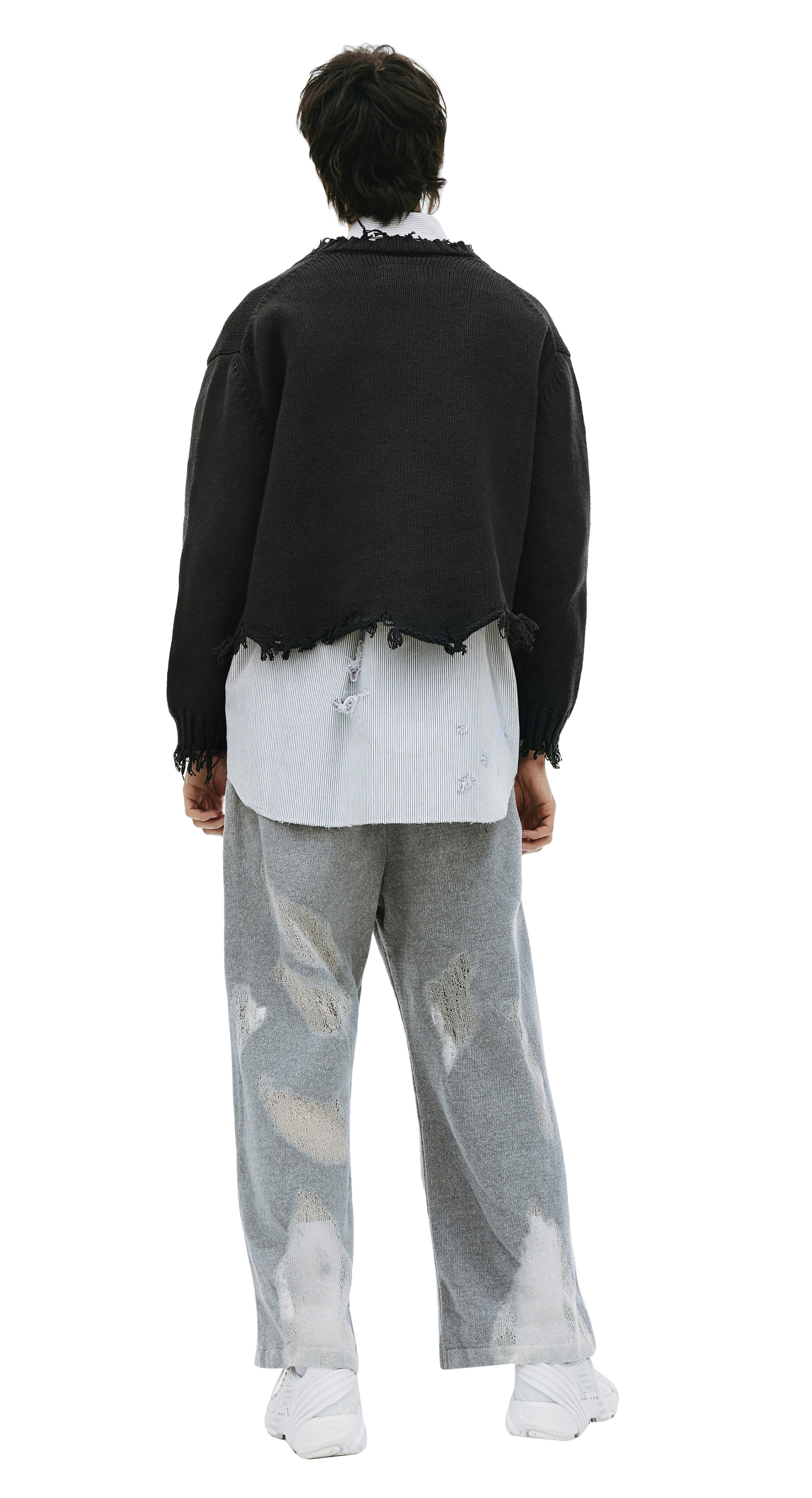Doublet Oversized cut-off cardigan