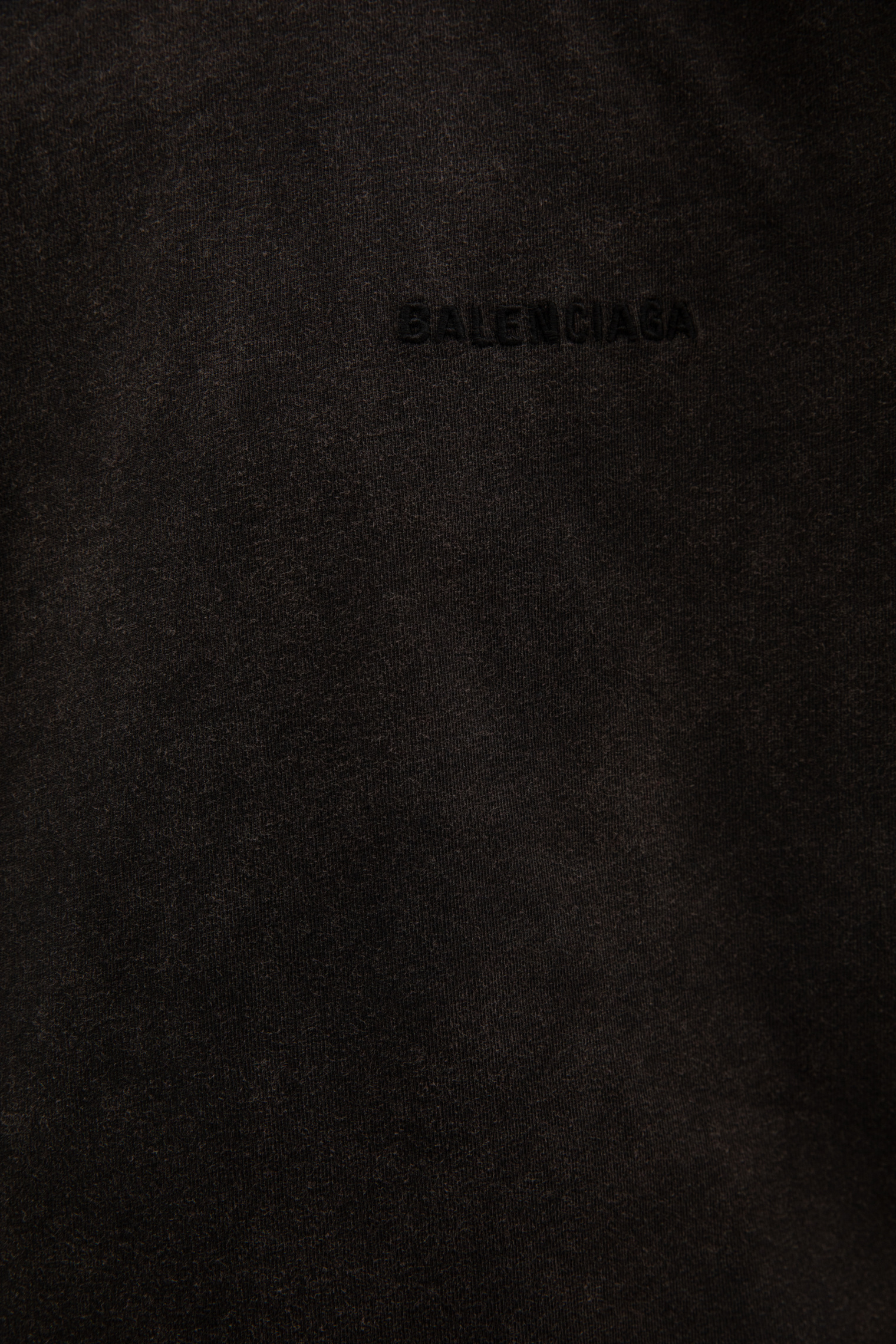 Balenciaga Logo Medium Fit T-Shirt in grey