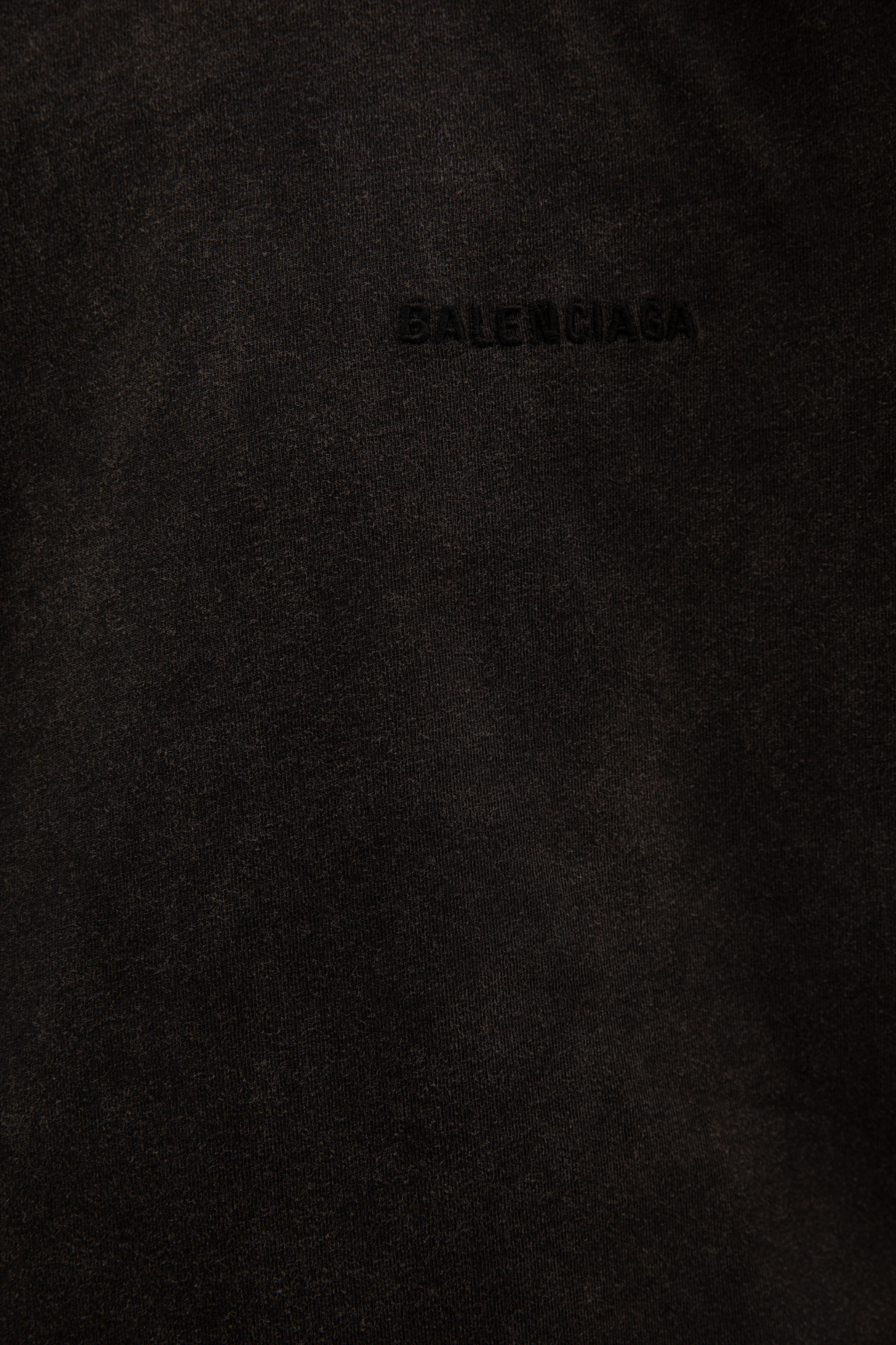 Balenciaga Выцветшая Футболка с логотипом