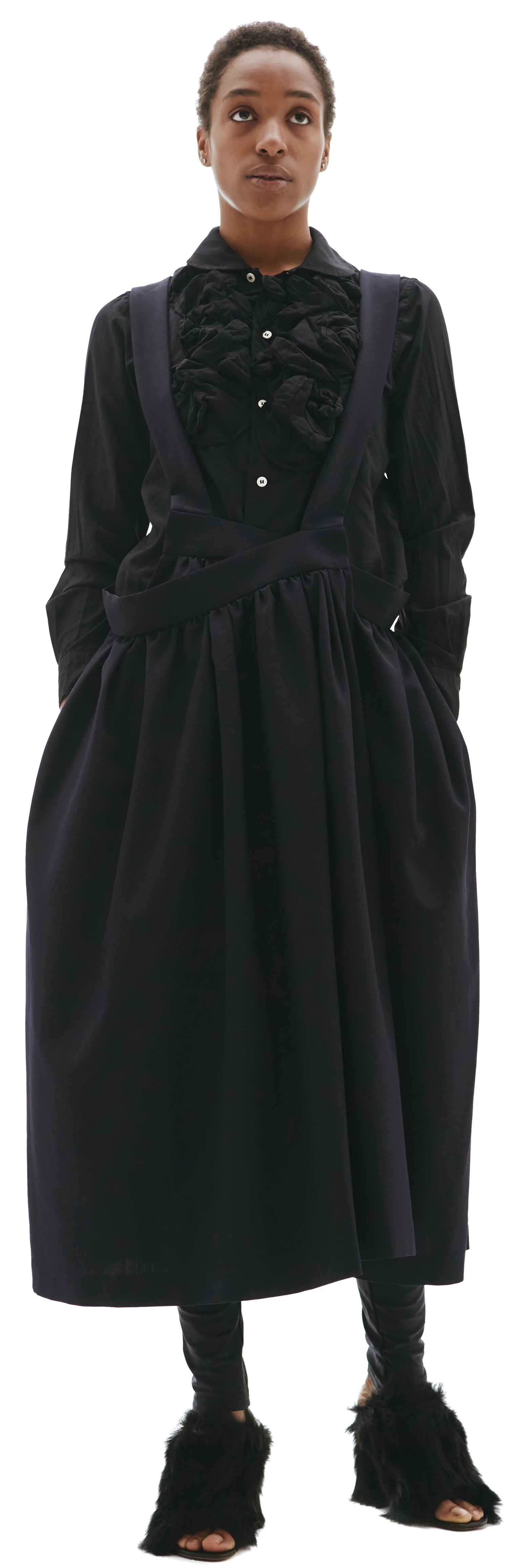 Comme des Garcons CdG Рубашка с жабо