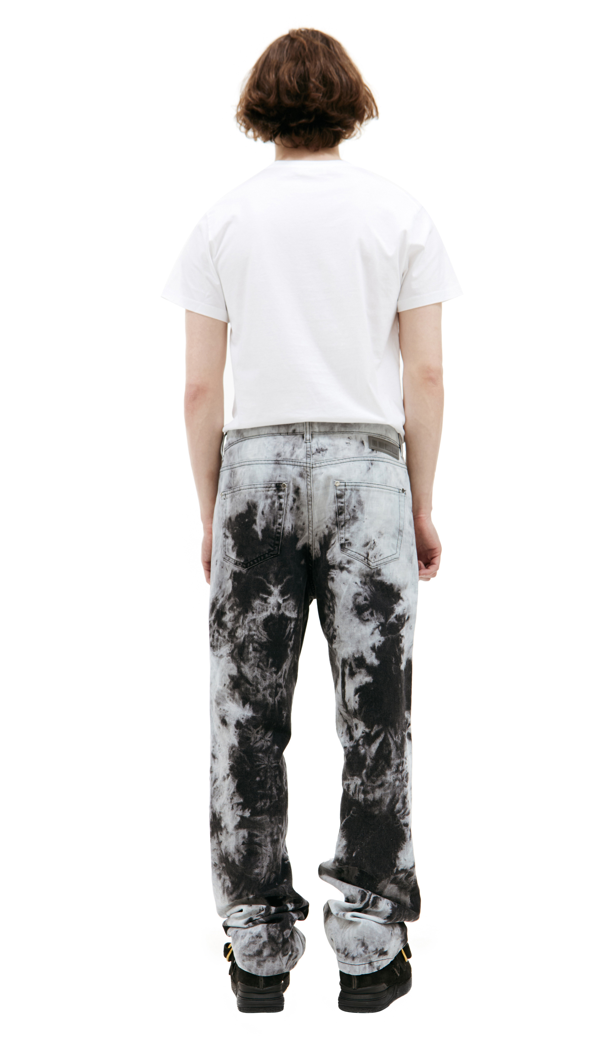 LOUIS GABRIEL NOUCHI Washed tie-dye jeans