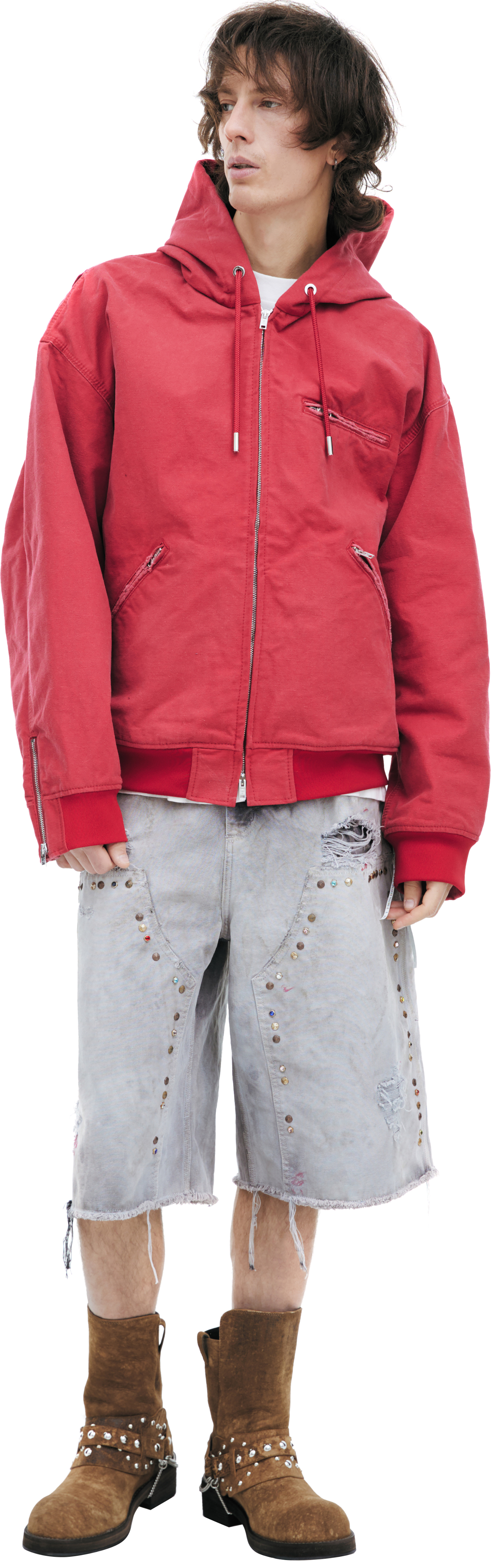 Mastermind WORLD Insulated jacket with embroidery on the hood