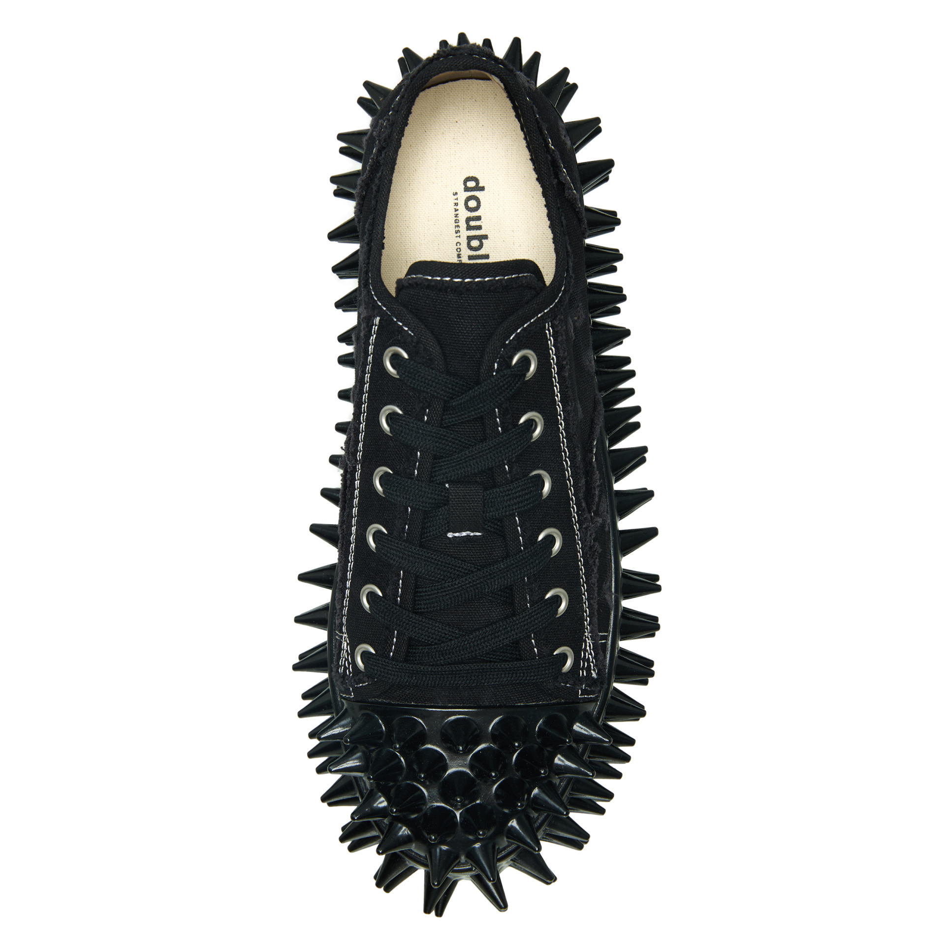Doublet DIRTY SPIKE TOE CAP CANVAS sneakers