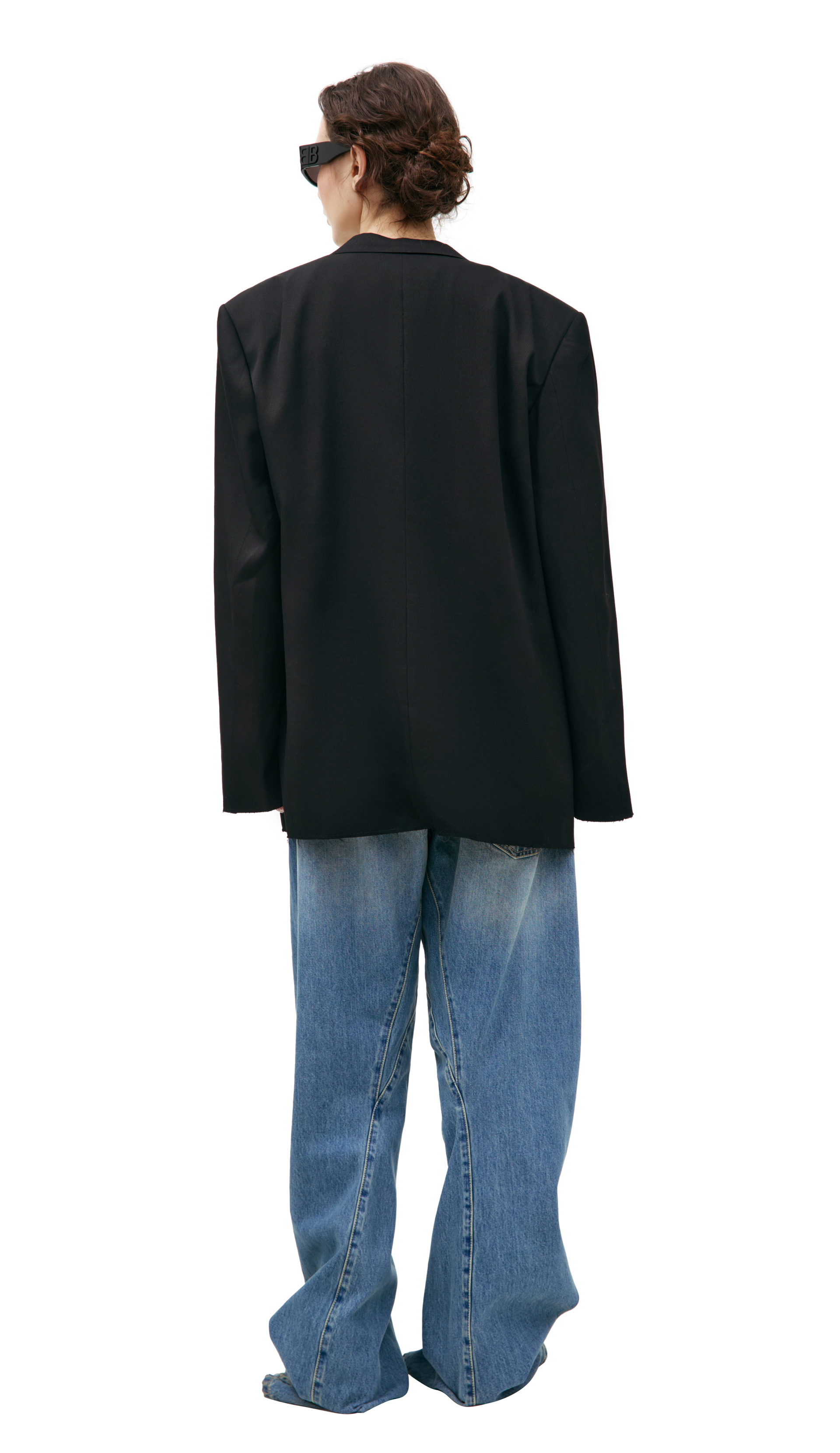 Enfants Riches Déprimés Wool blazer with stitched belt