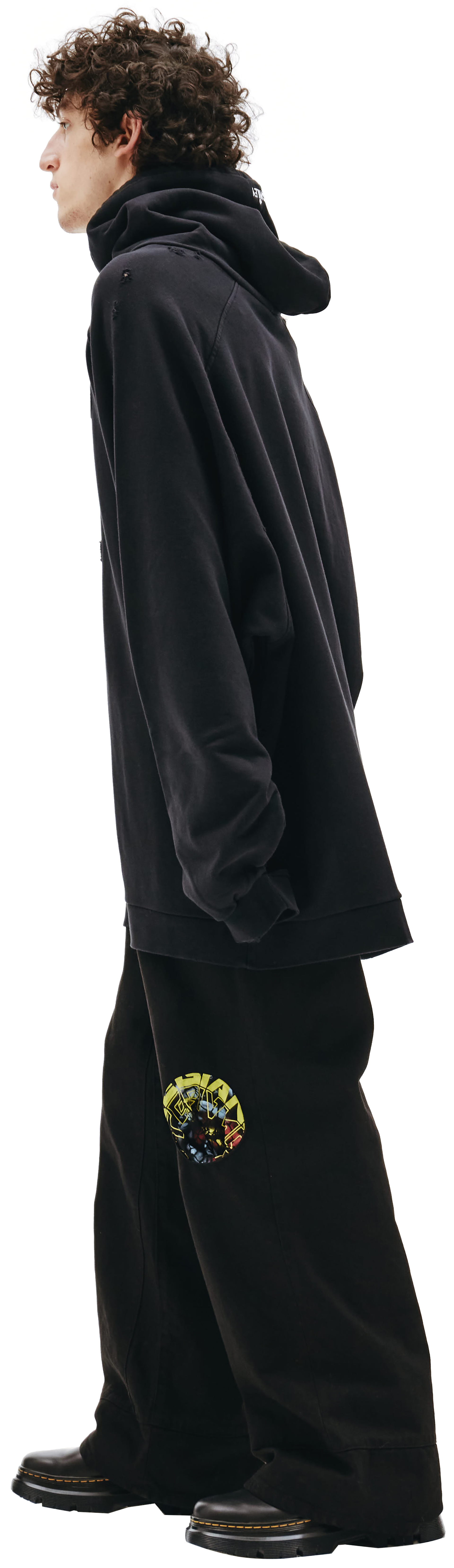 Raf Simons Raf Simons x Smiley Oversized Patched Hoodie