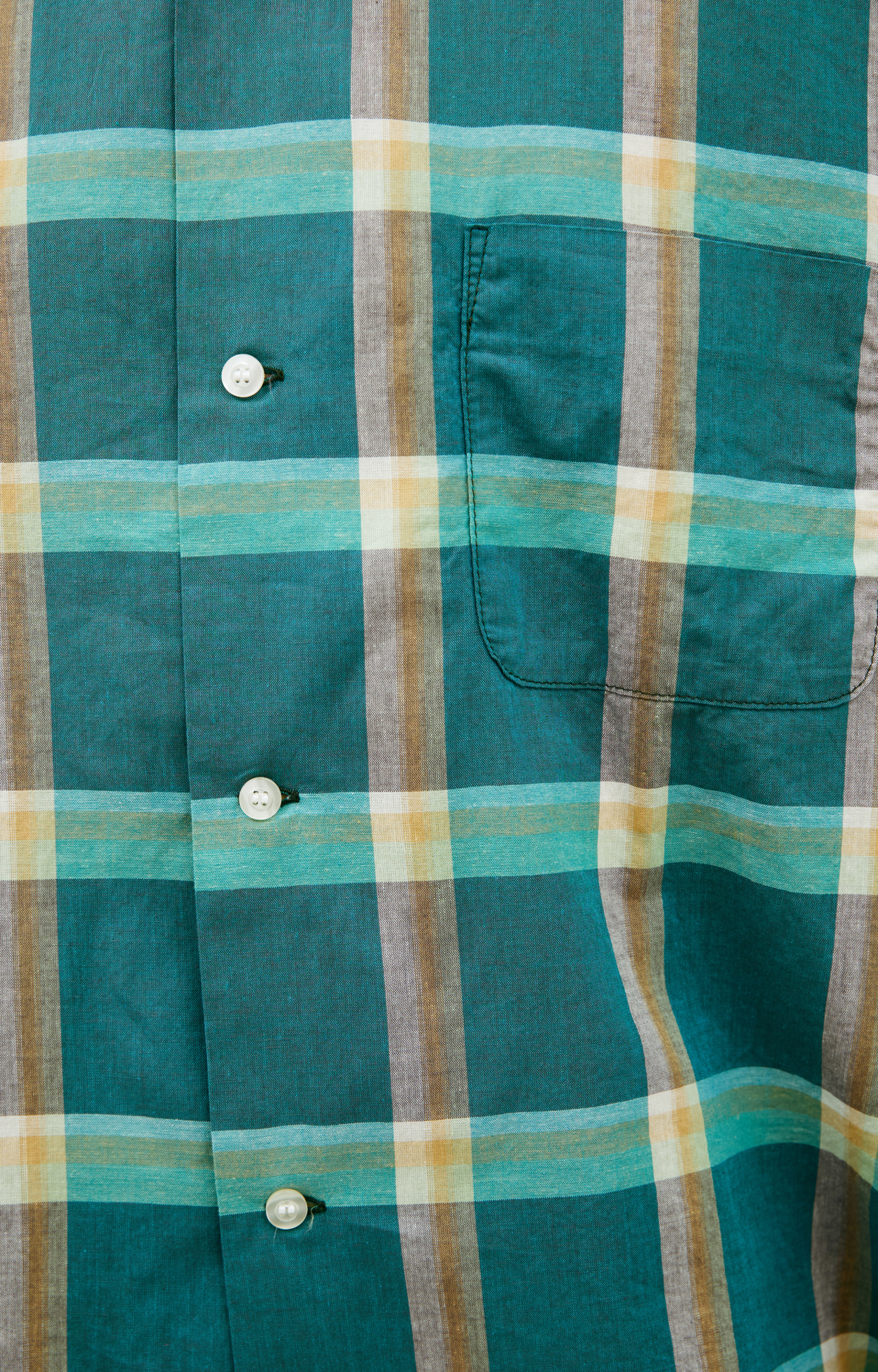 Saint Mxxxxxx Green plaid shirt