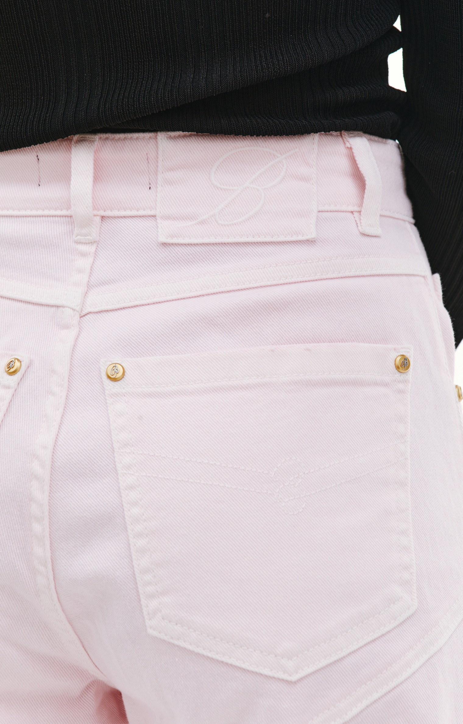 Blumarine Pink Biker Jeans