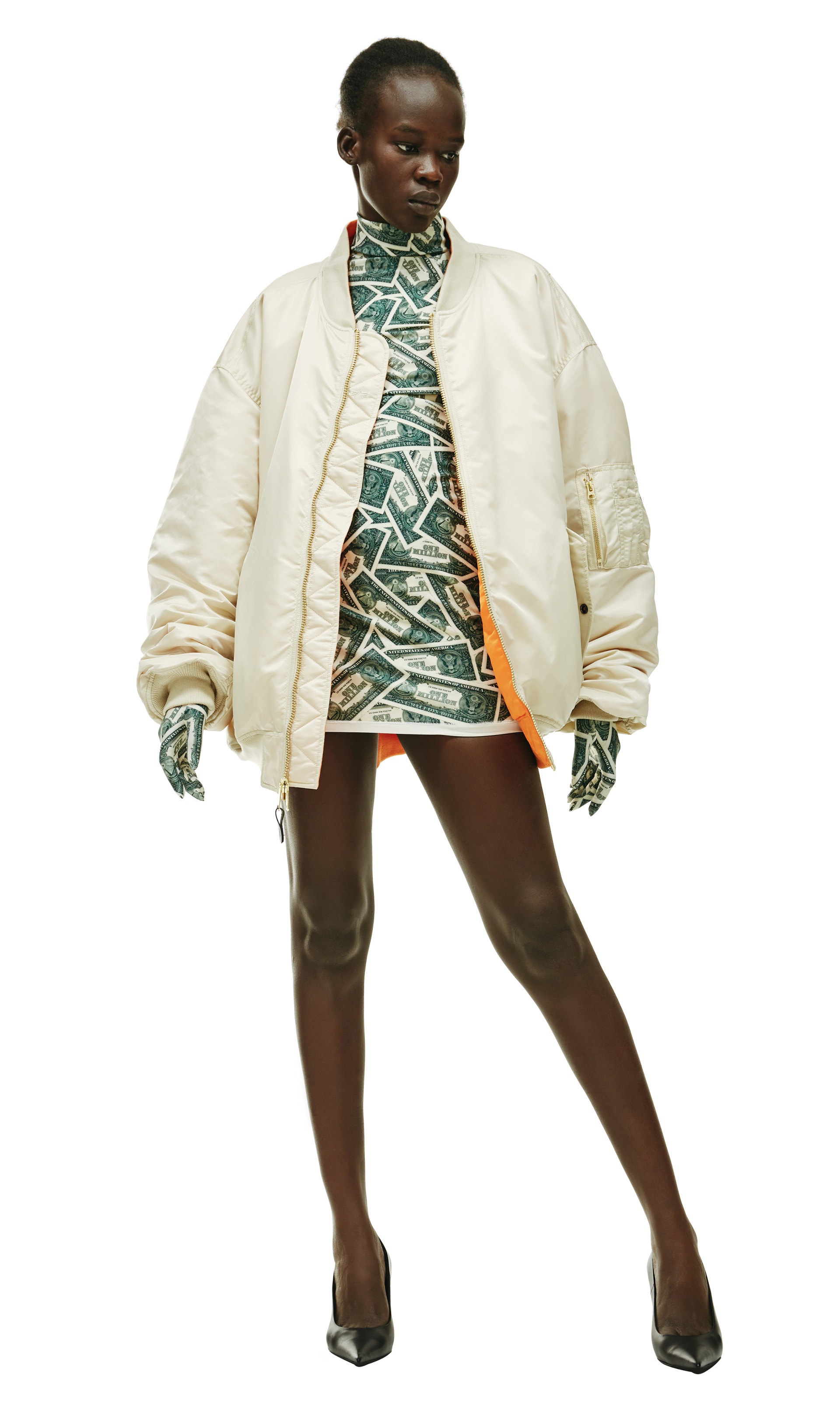 VETEMENTS VETEMENTS X ALPHA INDUSTRIES reversible bomber jacket