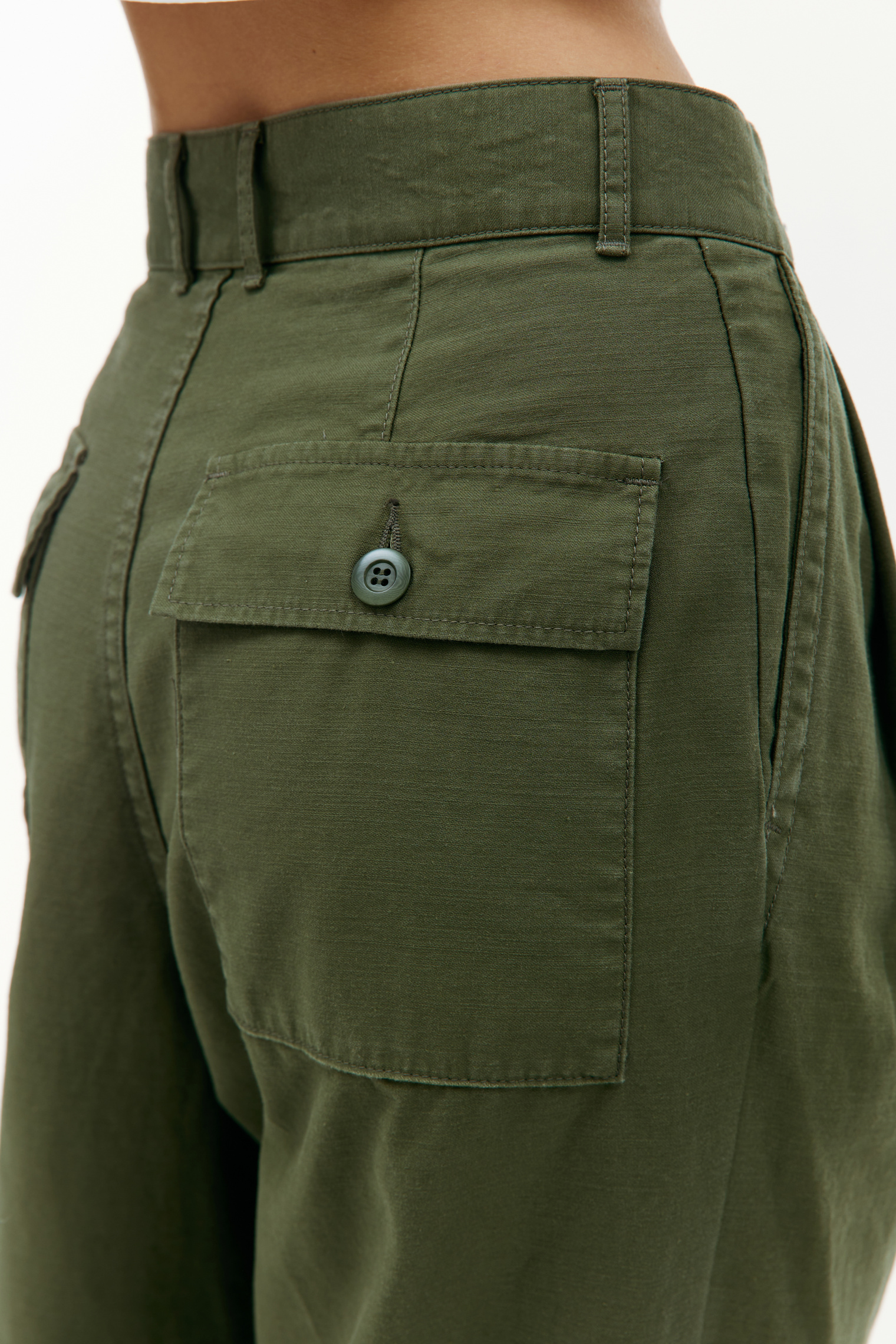 Undercover Pleated wide-led trousers