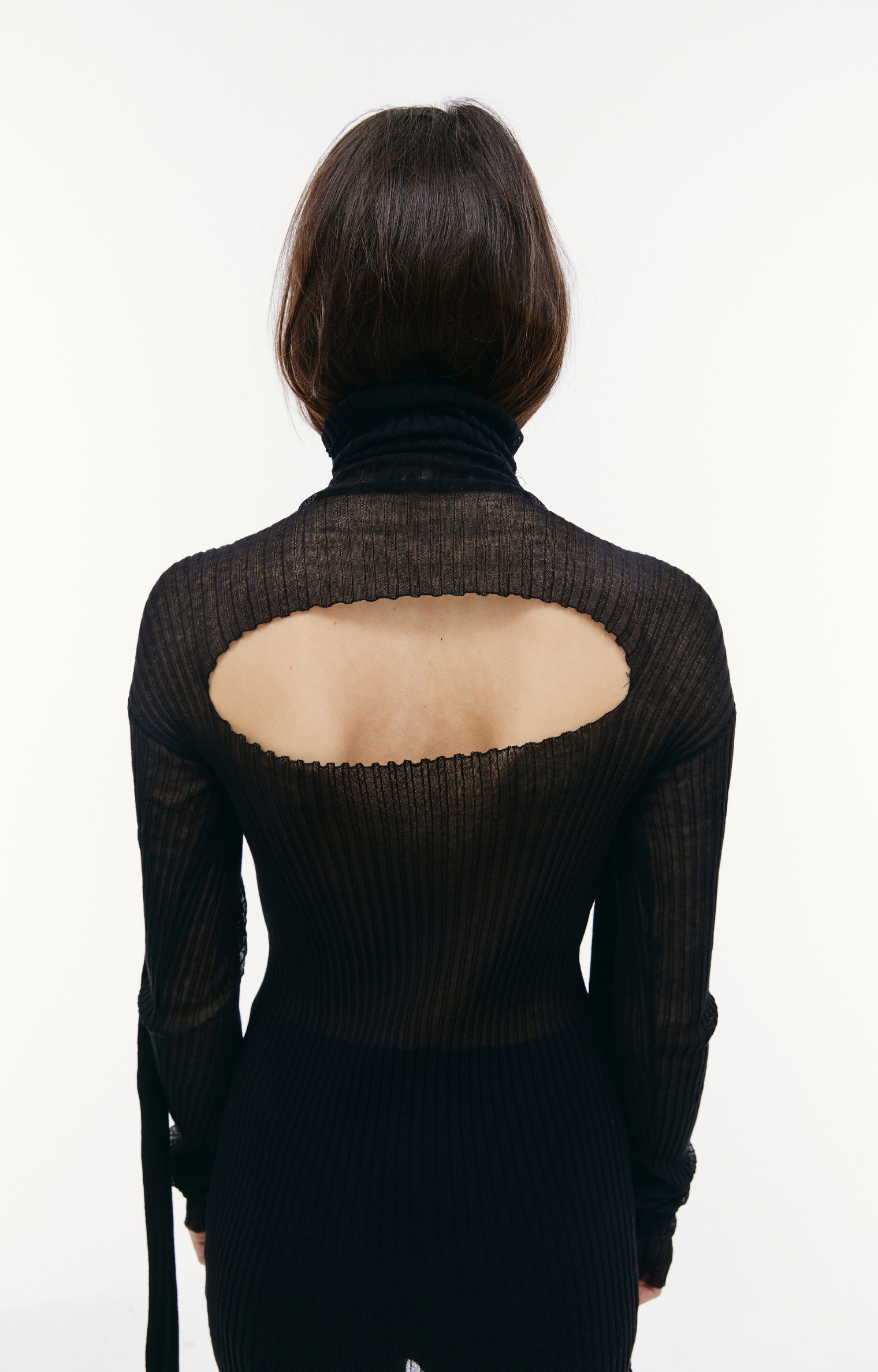QUIRA Transparent top with open back
