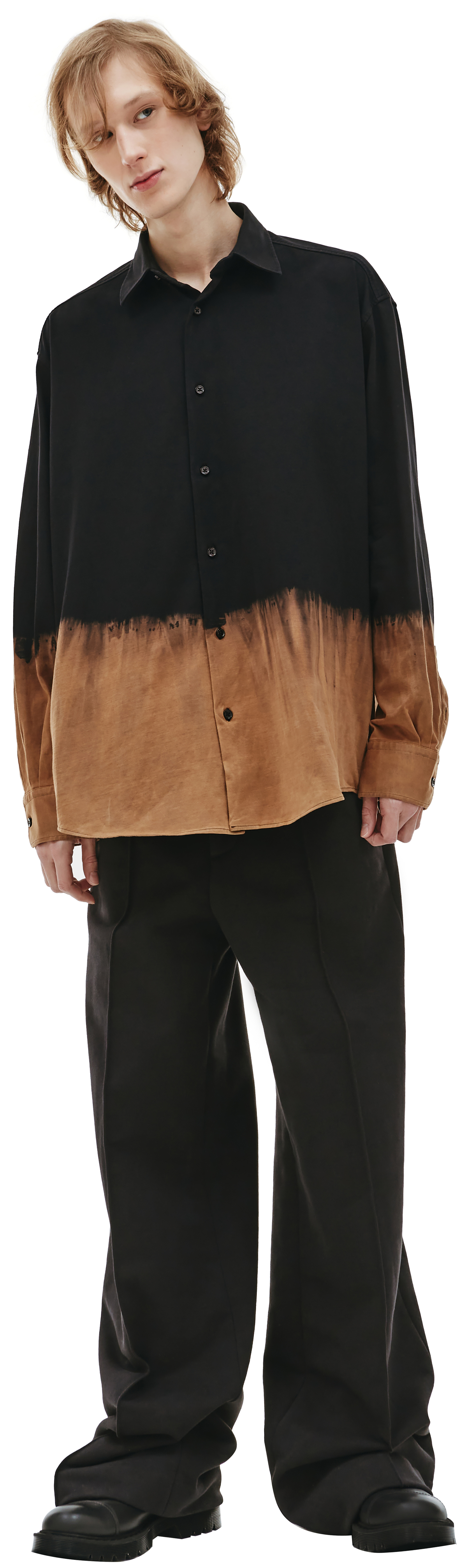 VETEMENTS Bleached cotton shirt