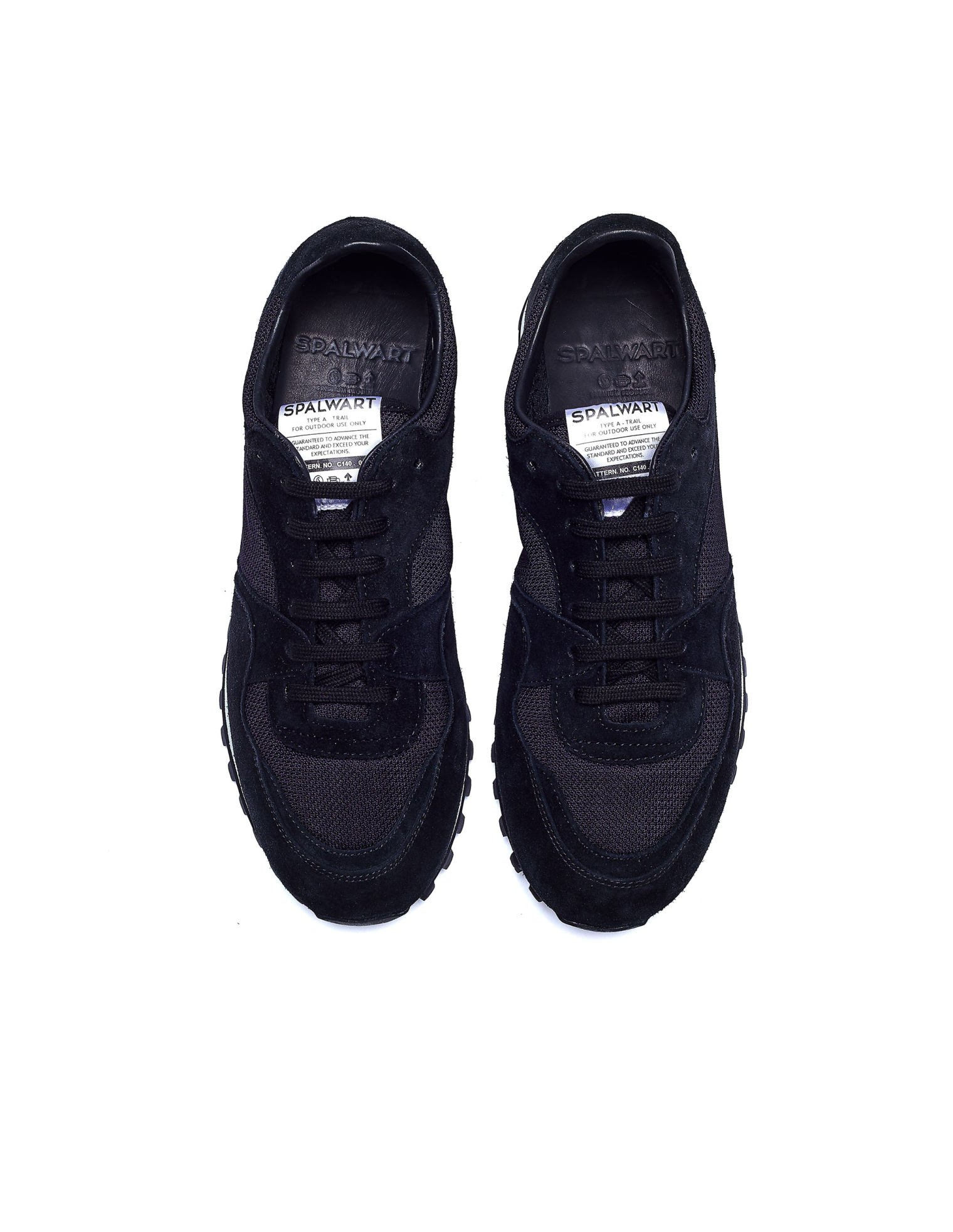 Spalwart Black Marathon Trail Low Sneakers