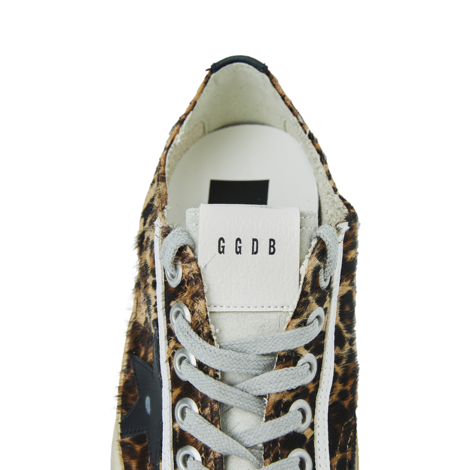 Golden Goose V-Star leopard sneakers