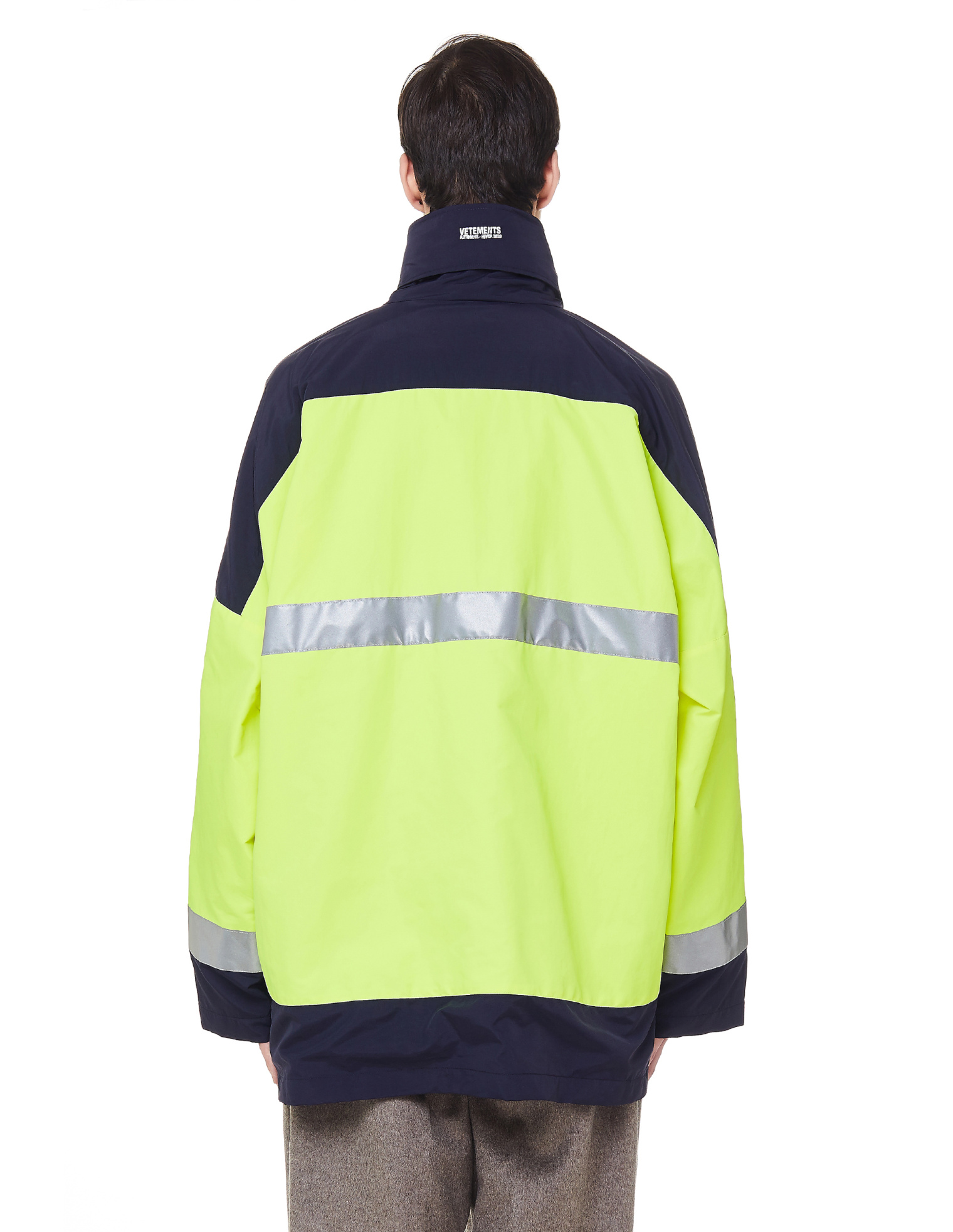 VETEMENTS Neon Green Anarchy Windbreaker