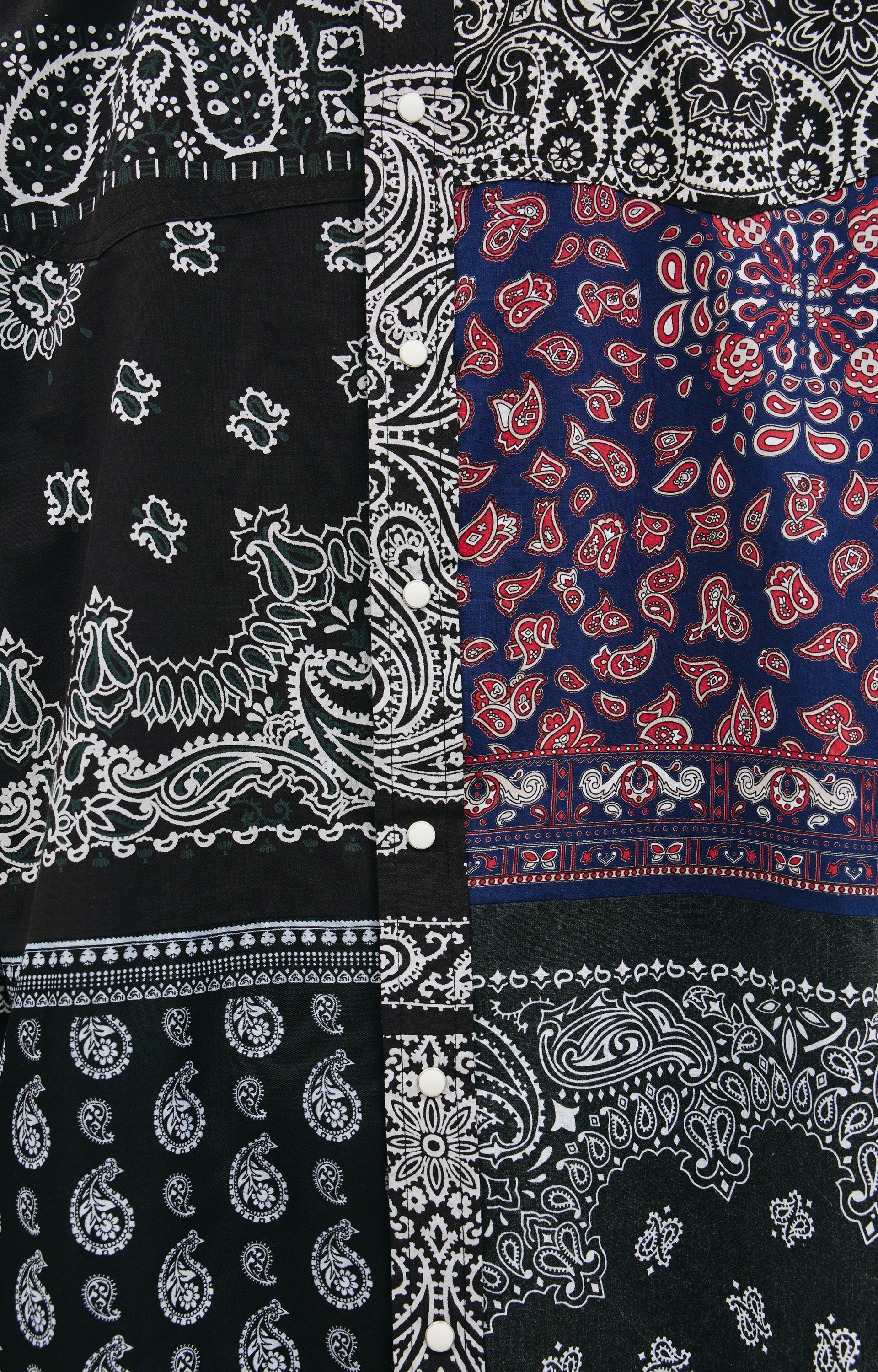 Children of the discordance Patchwork bandana shirt