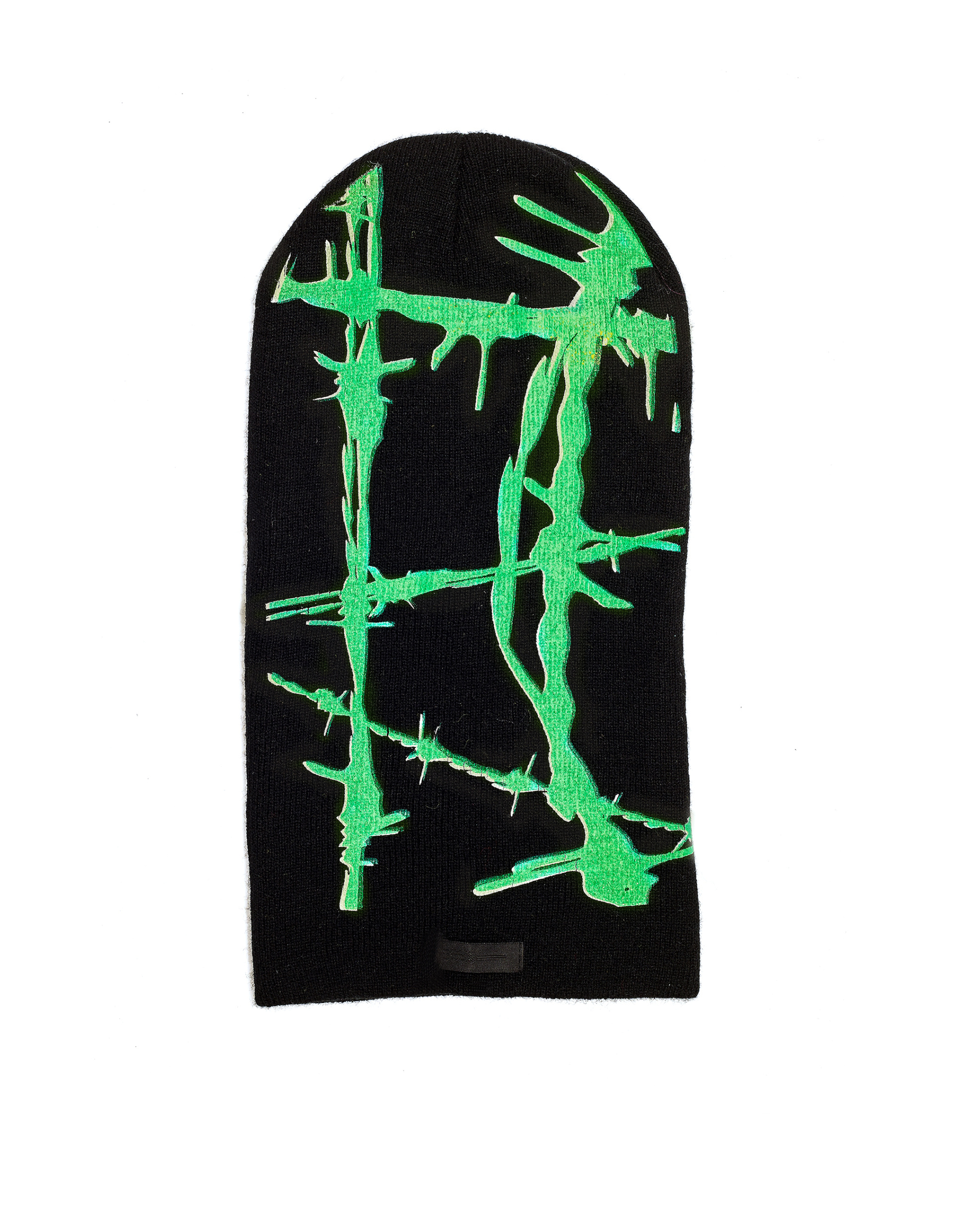 99% IS Black & Green Printed Balaclava