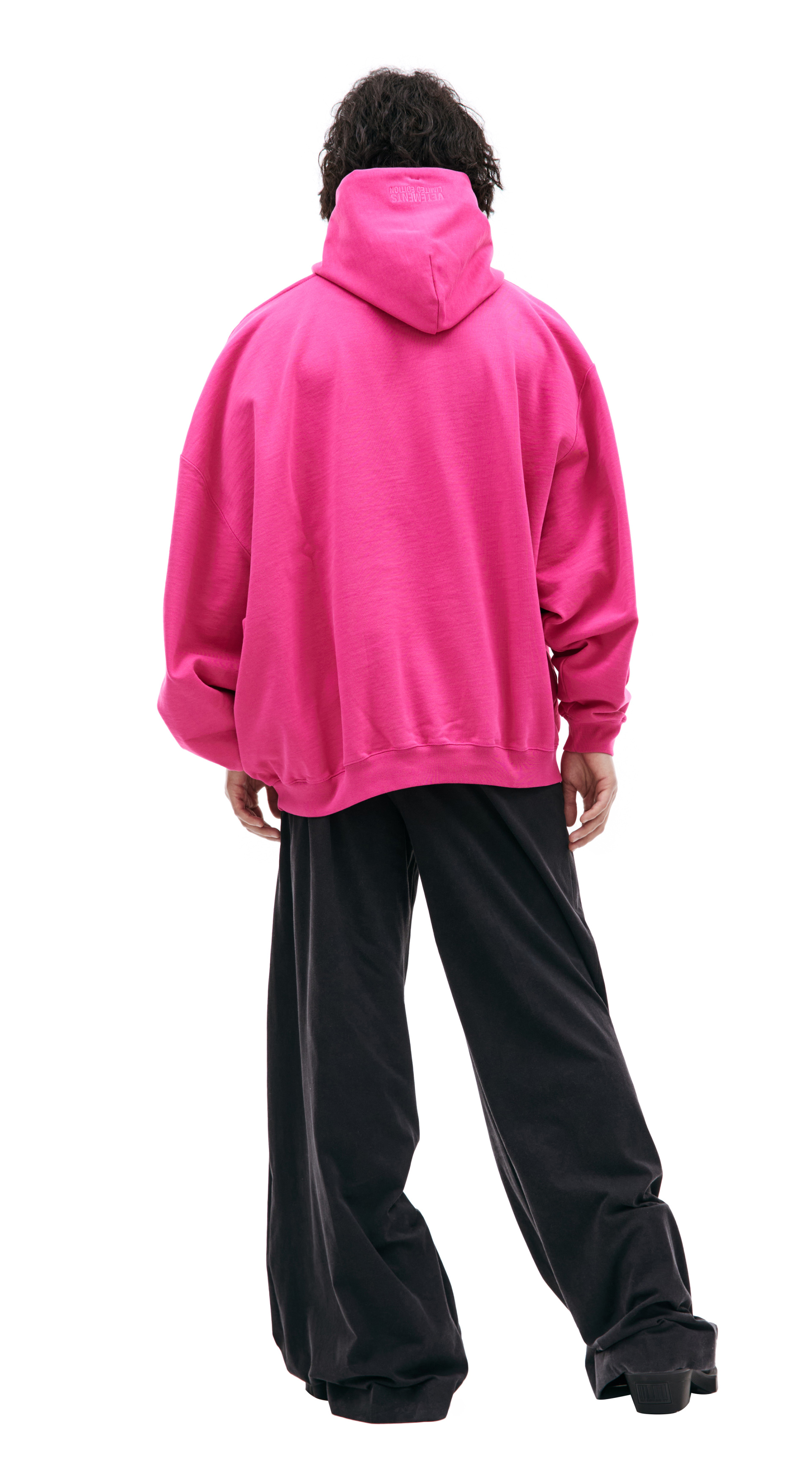 VETEMENTS Pink oversized hoodie