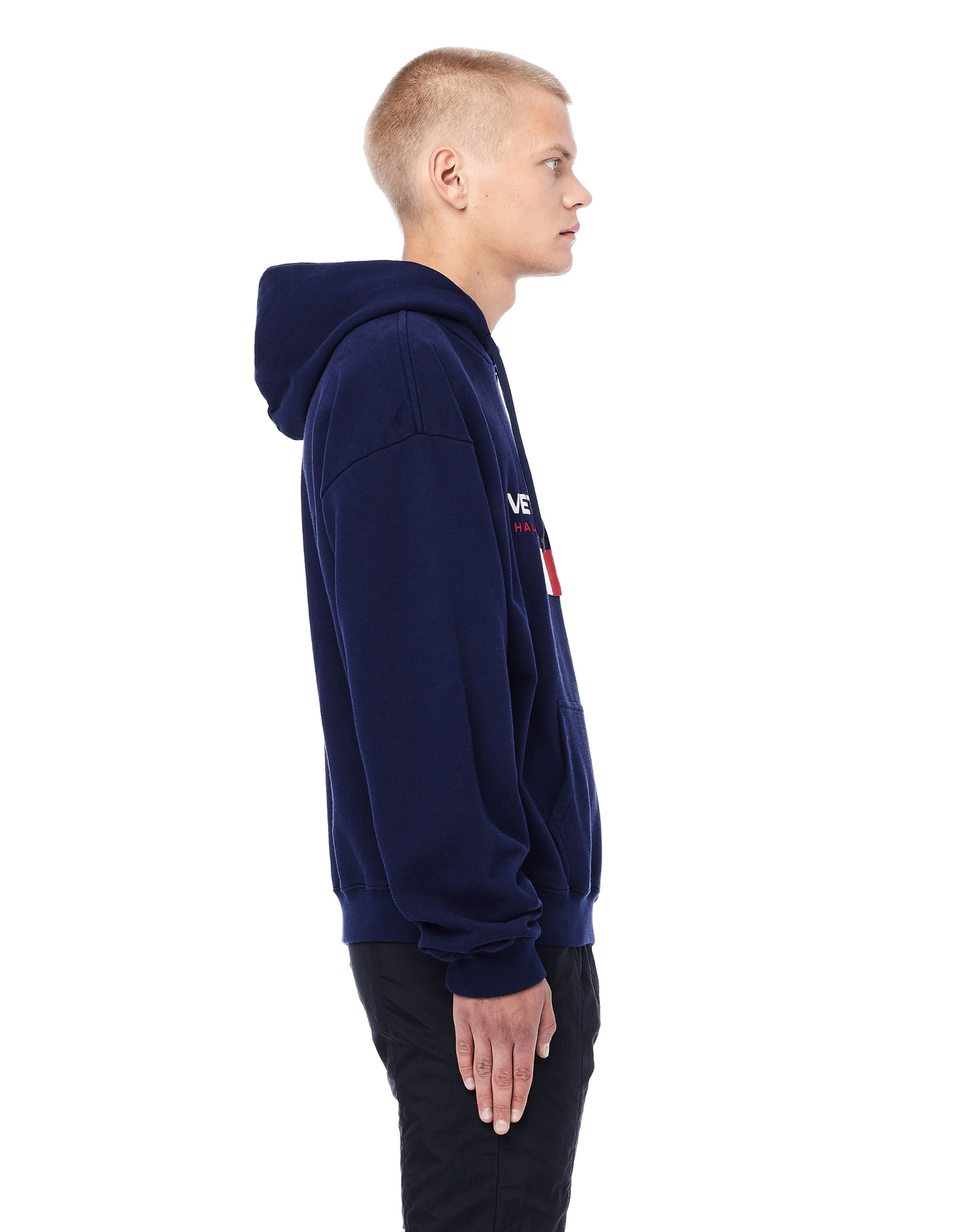 VETEMENTS Navy Stoner Hoodie