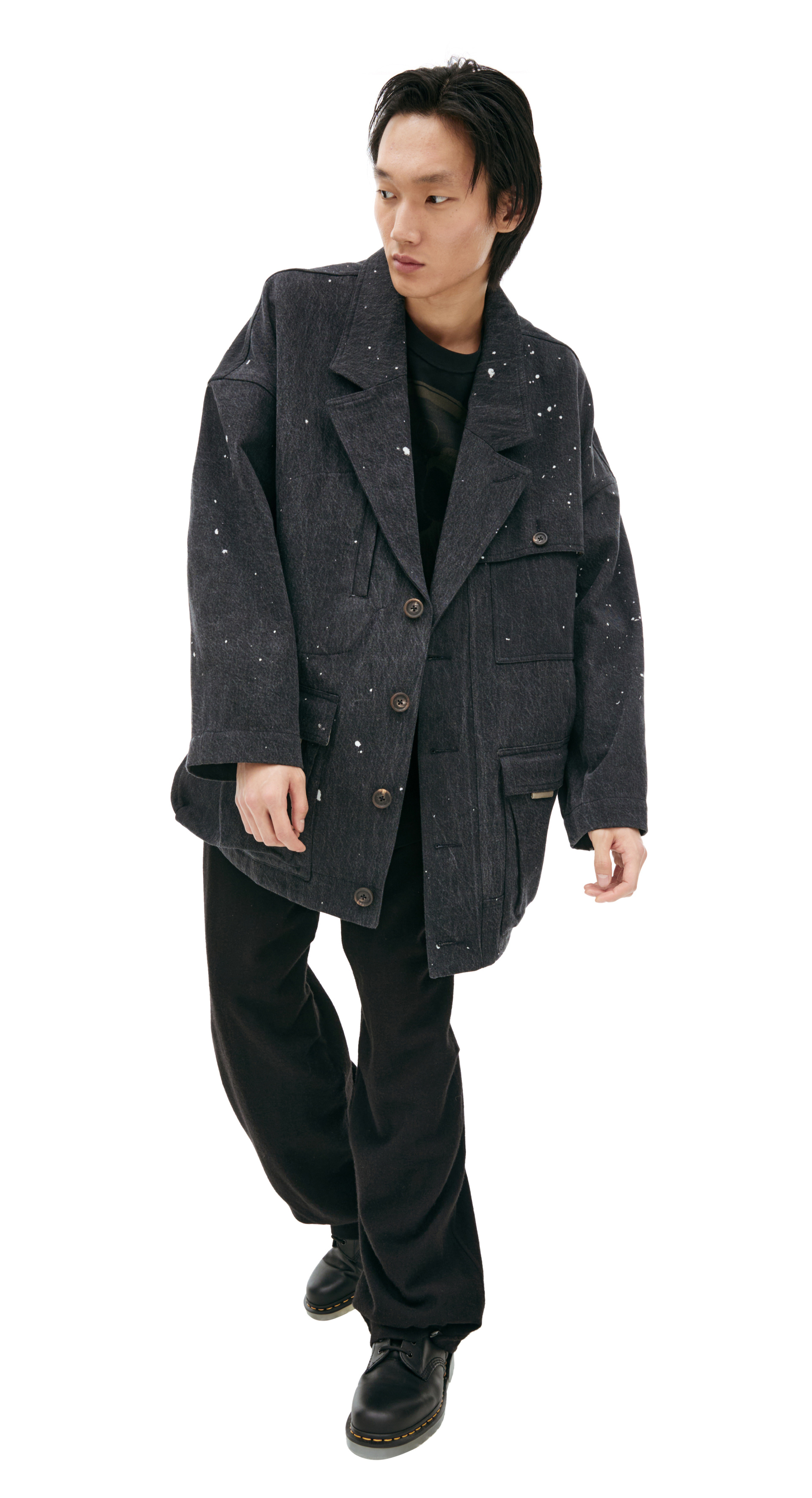 Ziggy Chen Paint effect blazer