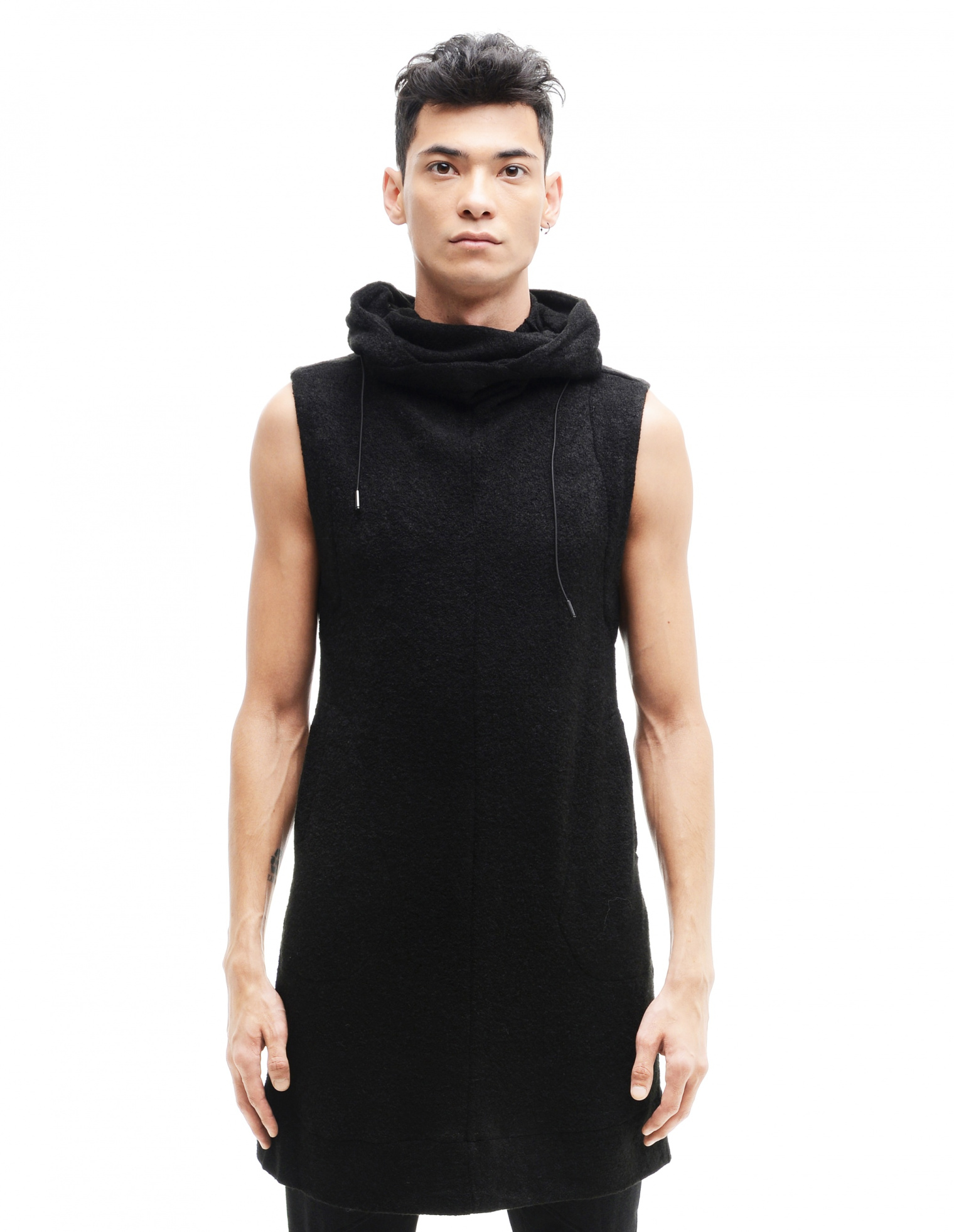 Julius Acrylic and alpaca vest