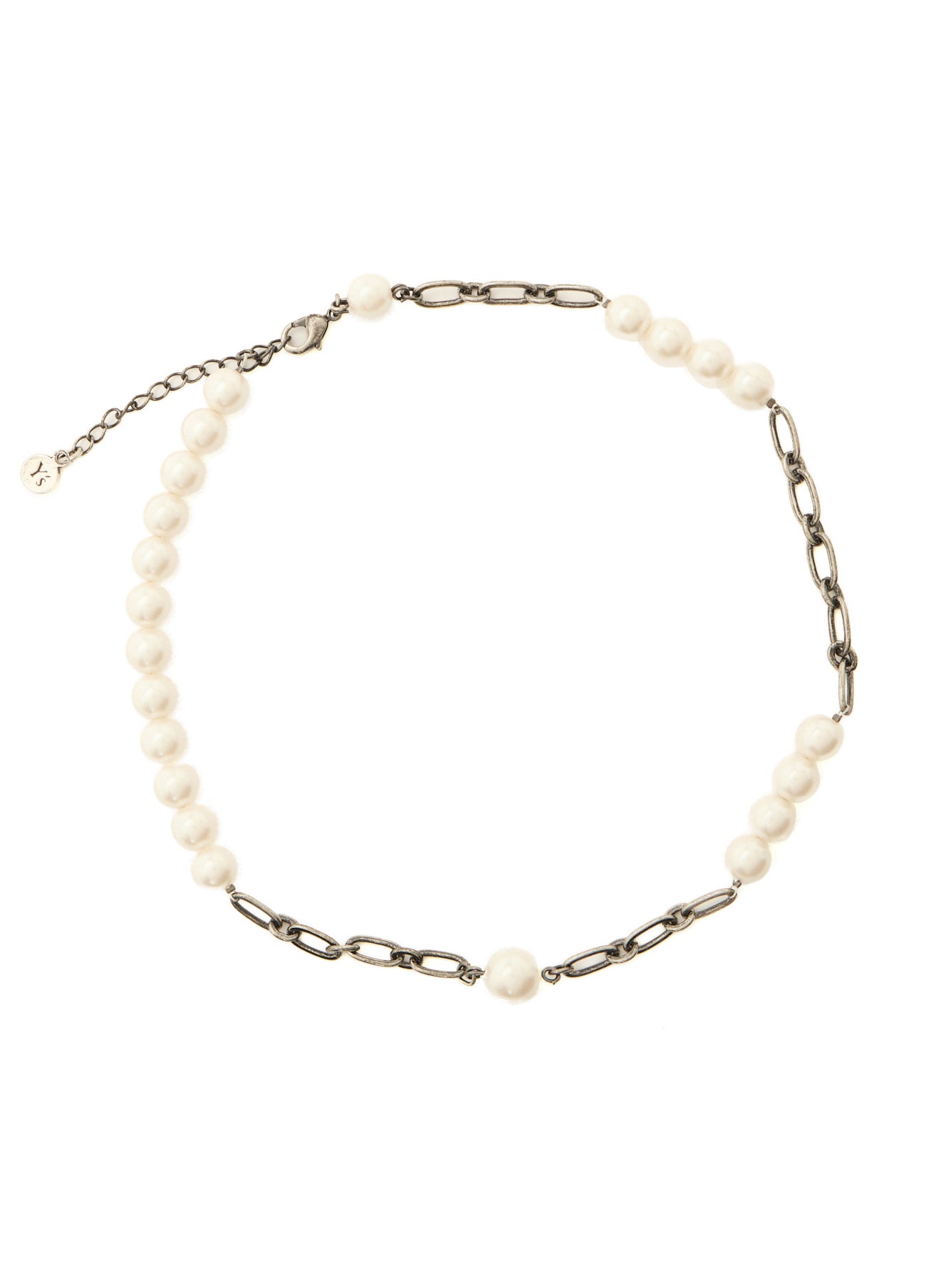 Y\'s Pearl And Chain Choker