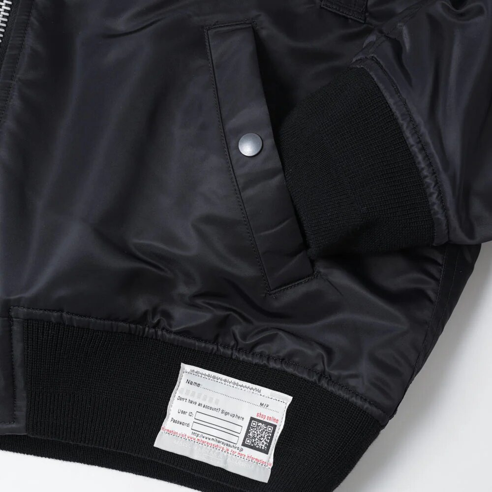 Maison Mihara Yasuhiro Hooded Bomber Jacket