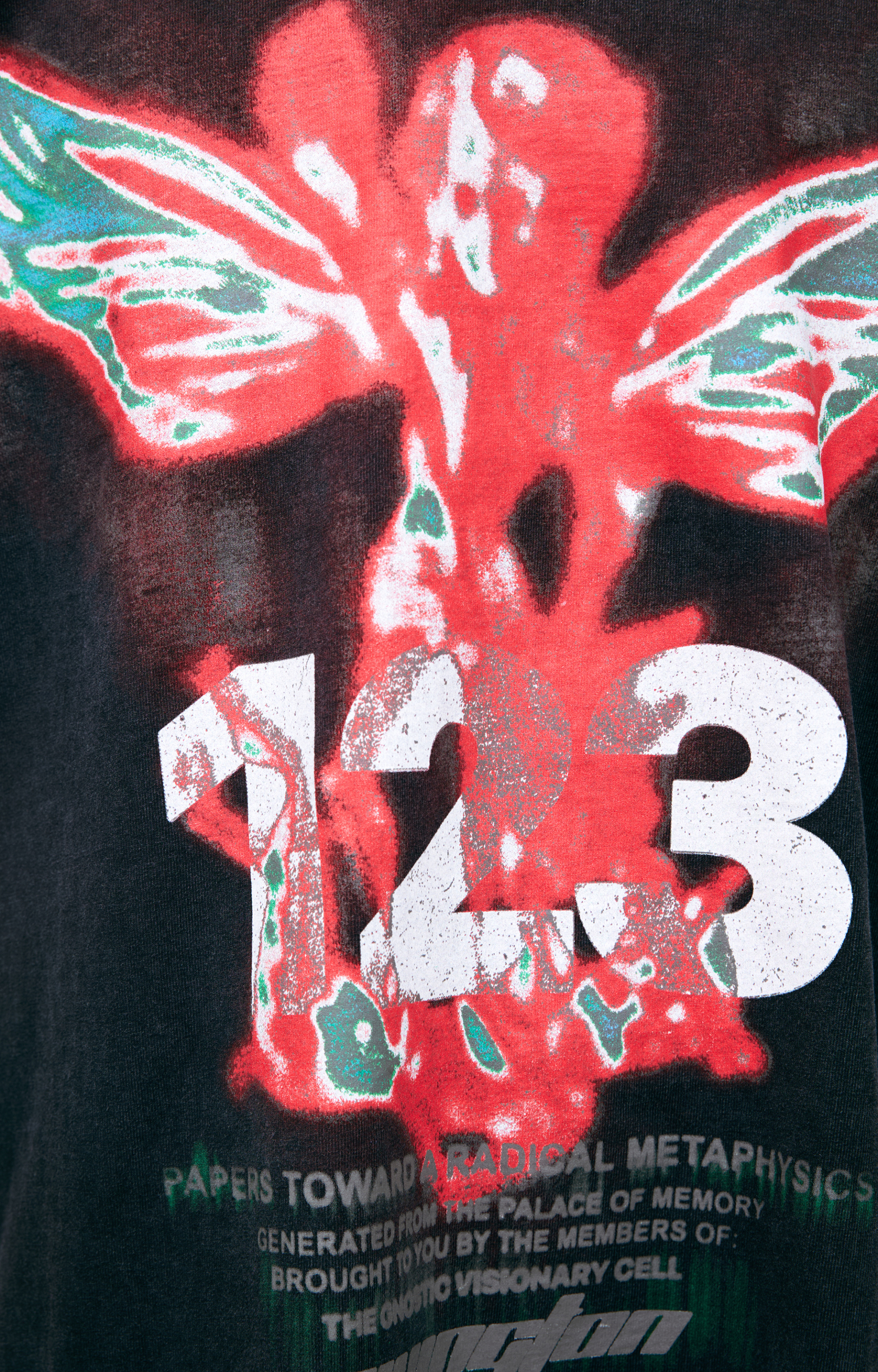 RRR123 Dark Grey print t-shirt