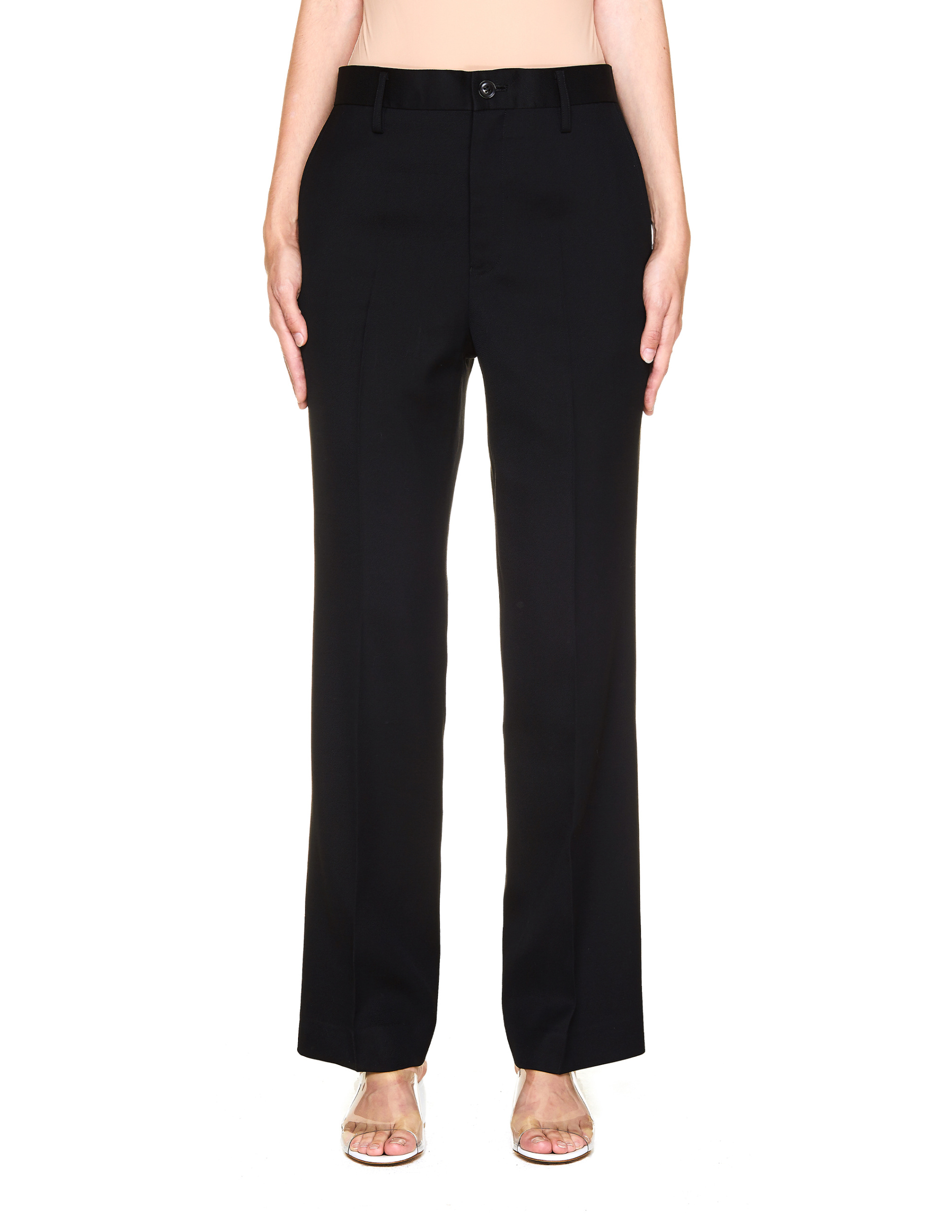 Doublet Black Wool Bland Trousers