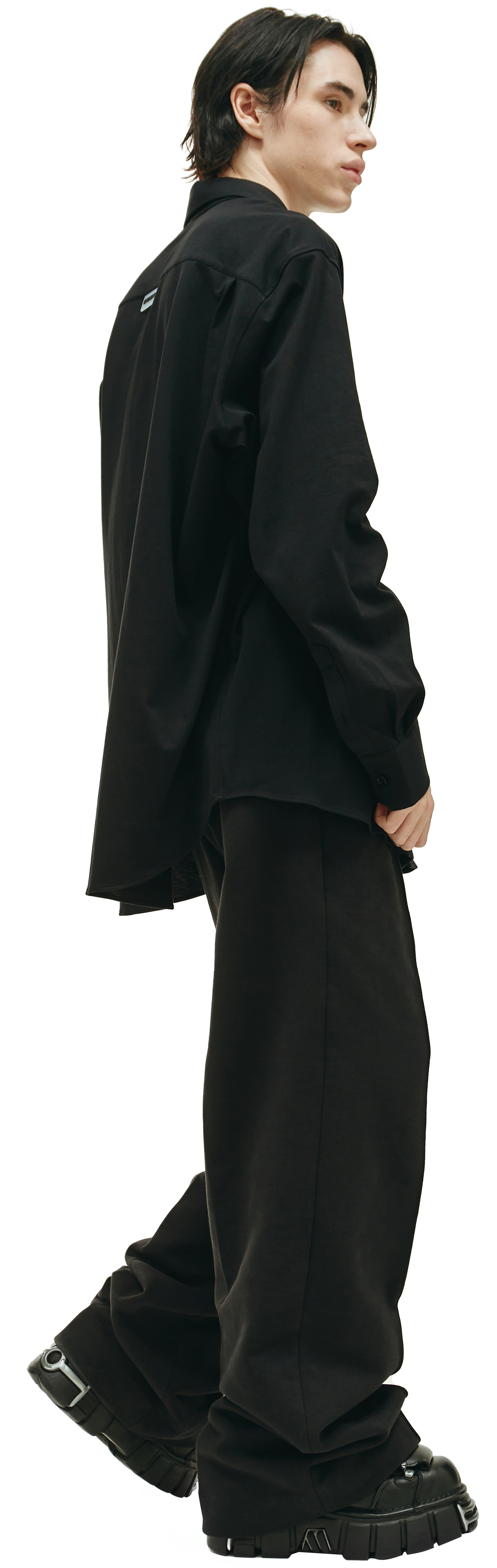 VETEMENTS Black cotton shirt