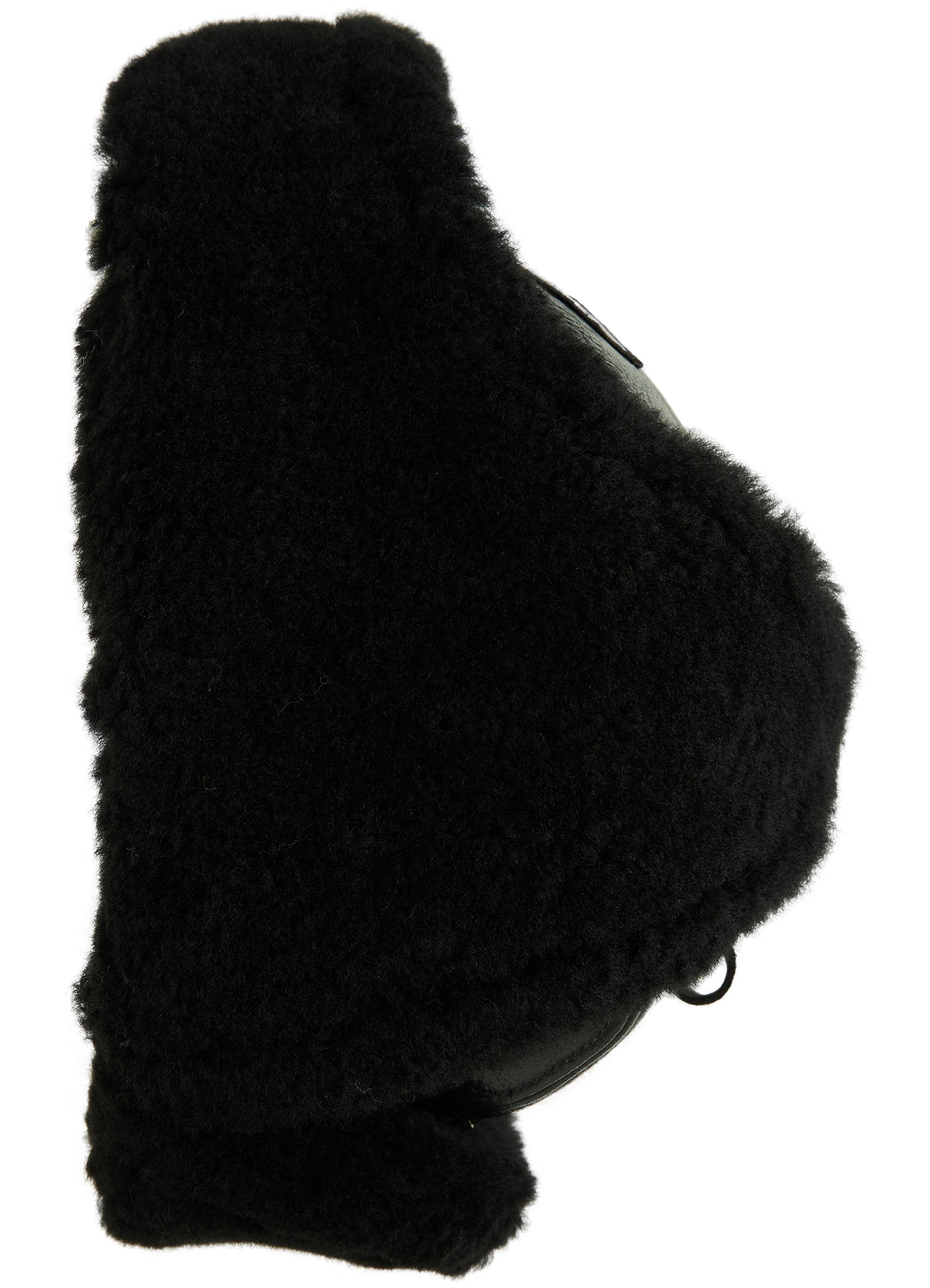 Mastermind WORLD Leather beanie with fur