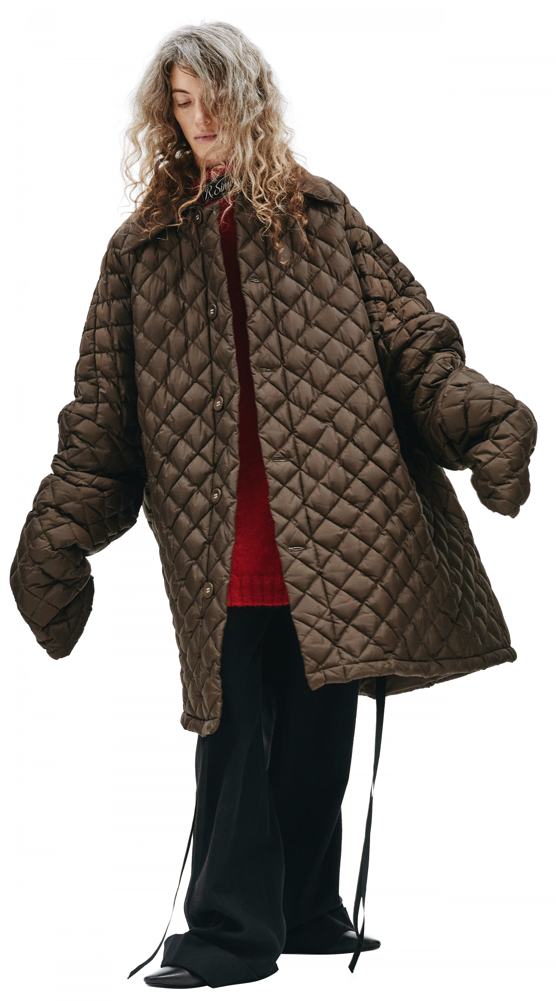 Buy Raf Simons women oversized quilted 