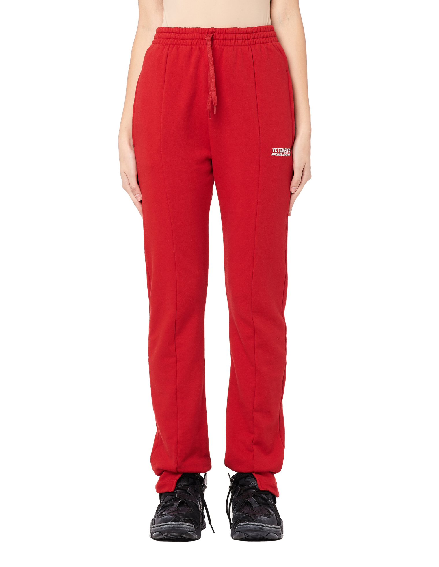 VETEMENTS Red Push Up Jogging Pants