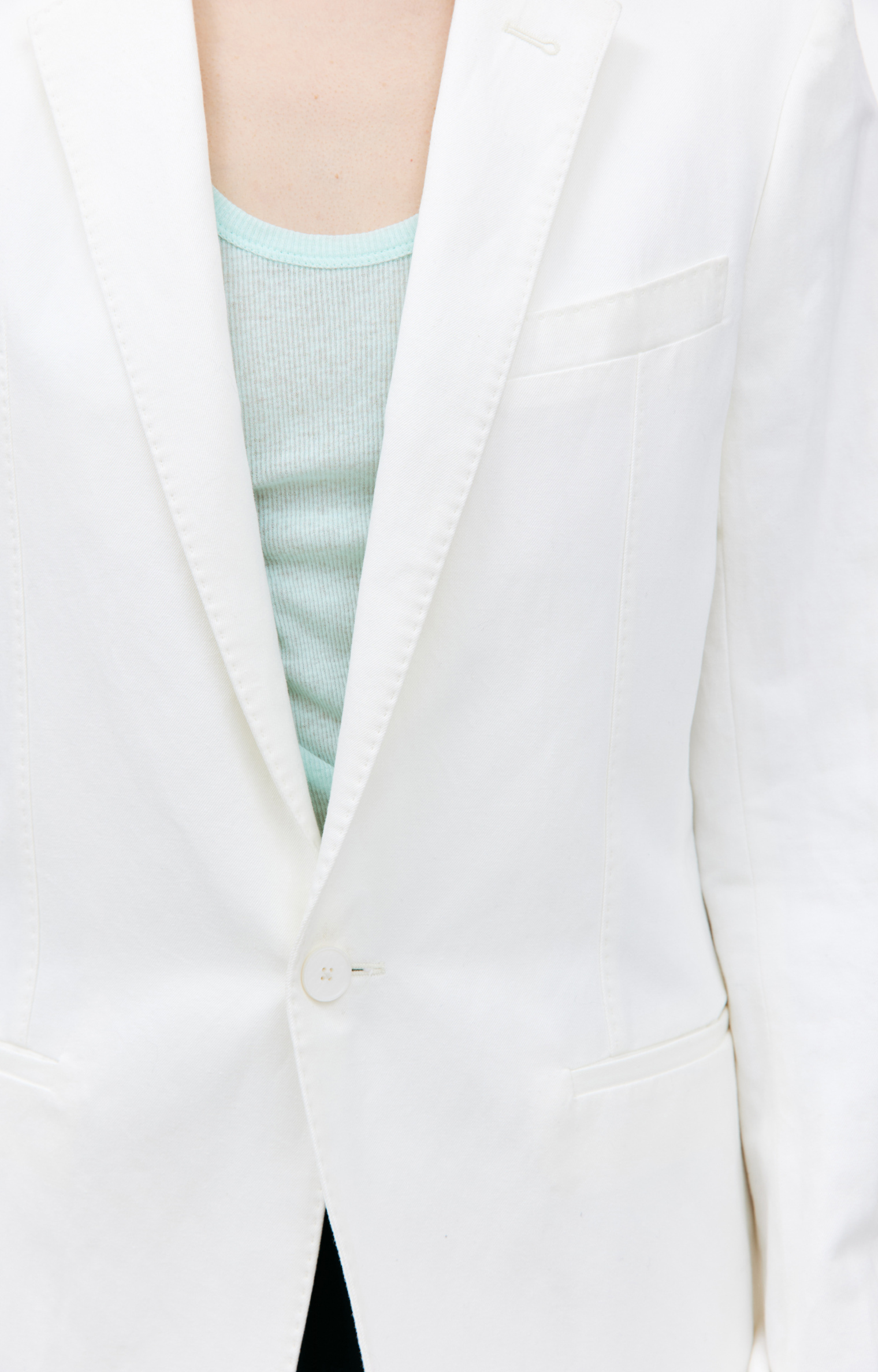 Haider Ackermann White Viscose Blazer