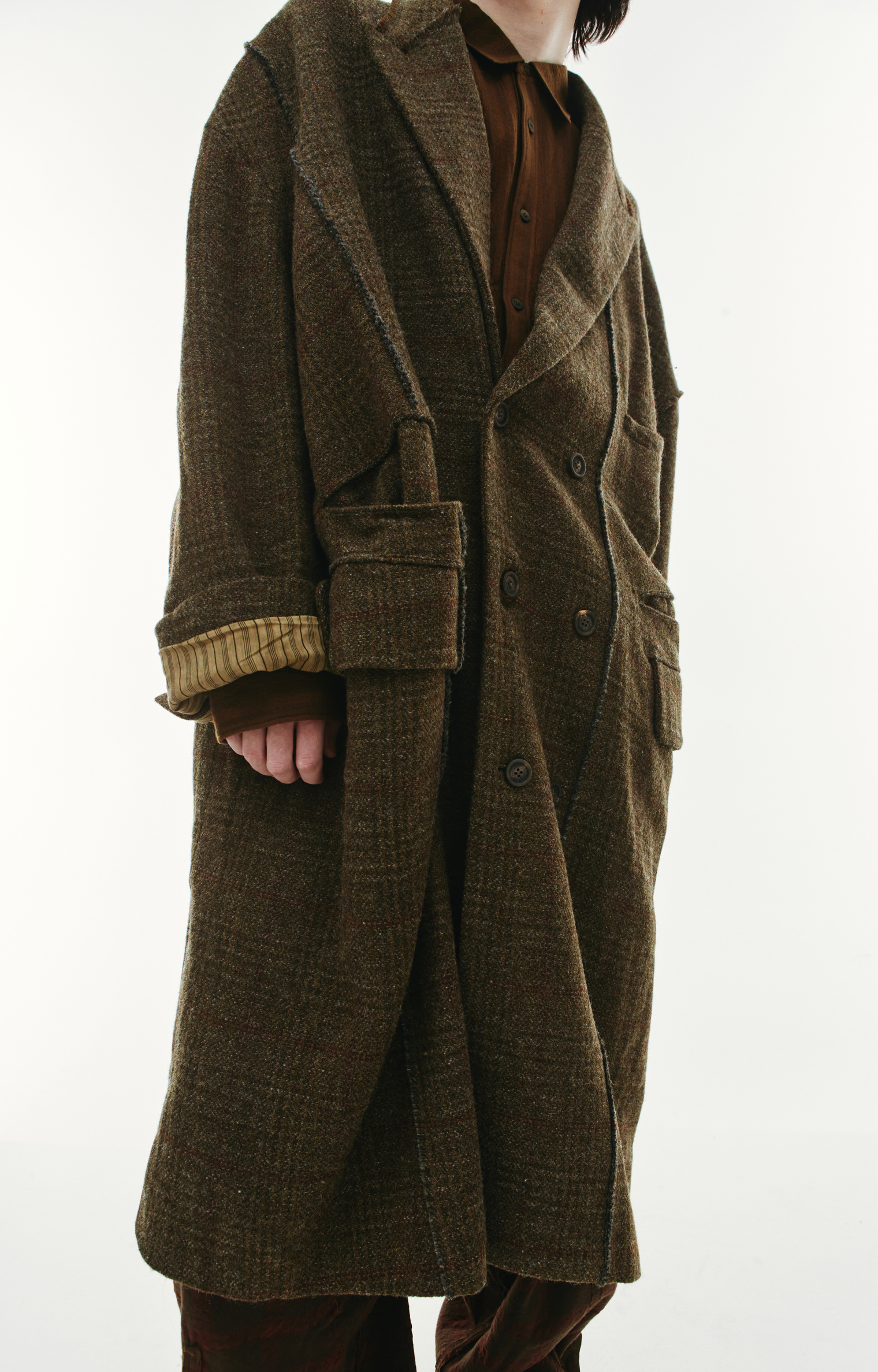 Ziggy Chen Wool oversized coat