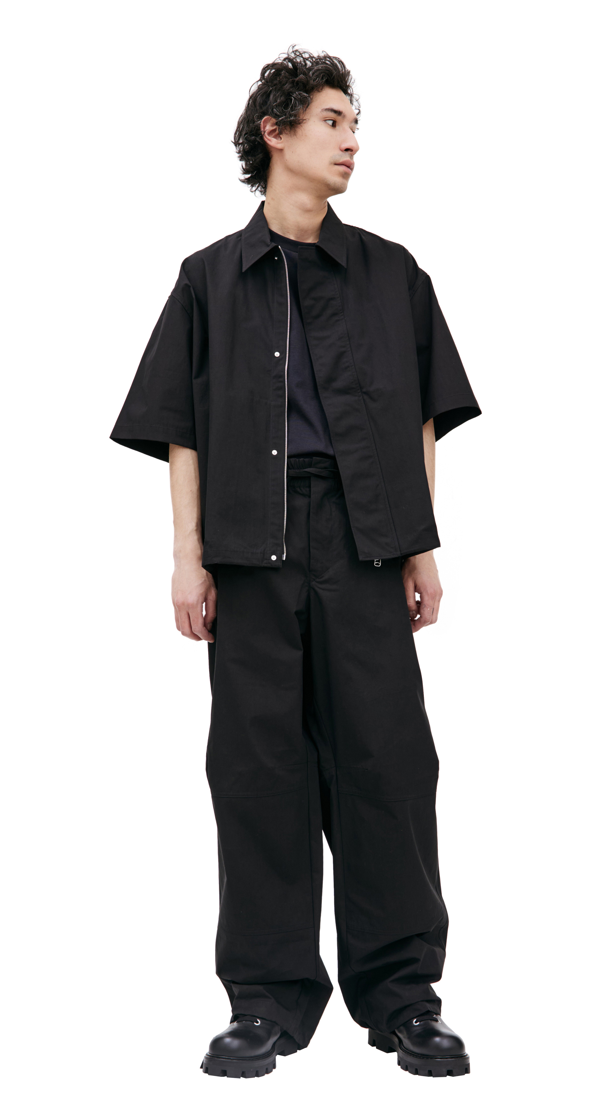 OAMC Black short sleeve shirt