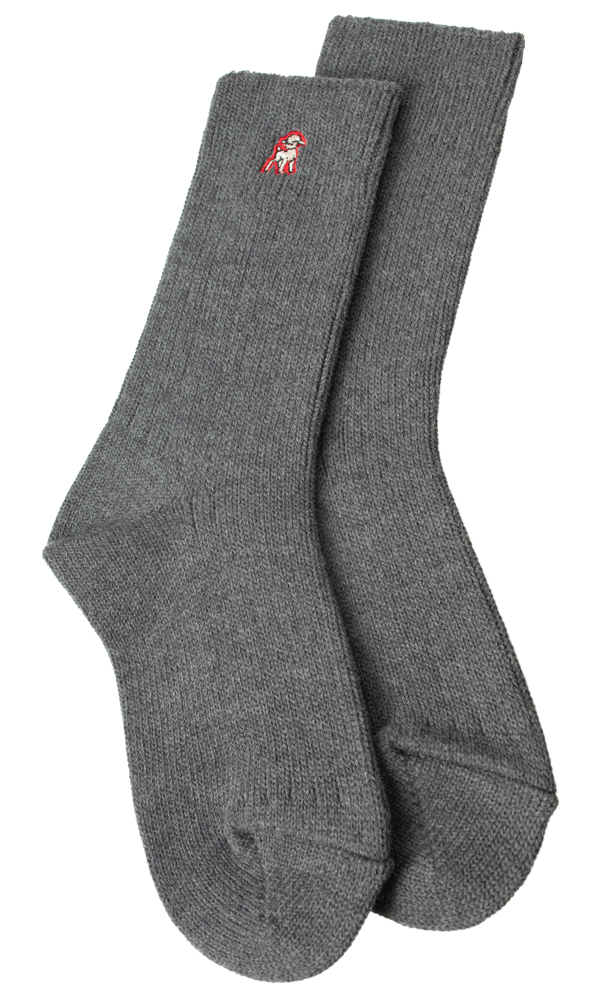 Undercover Grey embroidered socks